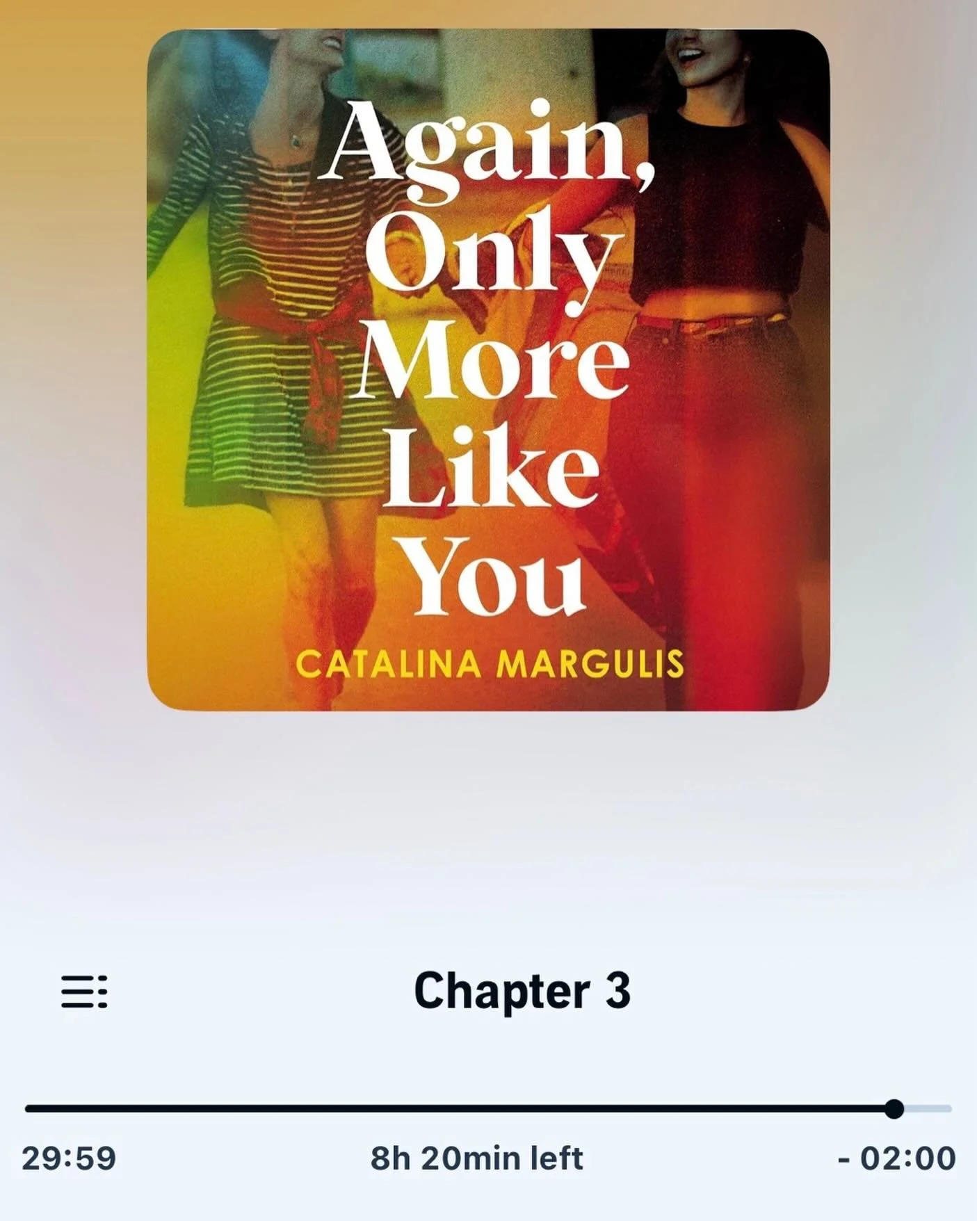 This is your reminder that Again, Only More Like You is available on audiobook, narrated by the amazing @cindykay_vo !

#audiobook #booksbooksandmorebooks #againonlymorelikeyou #listentothis #springfever @risingactionpublishingco