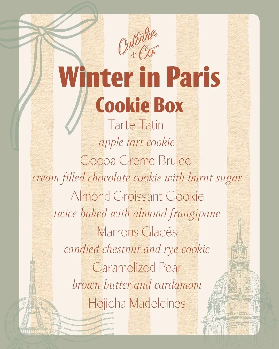 January Cookie Box: Winter in Paris