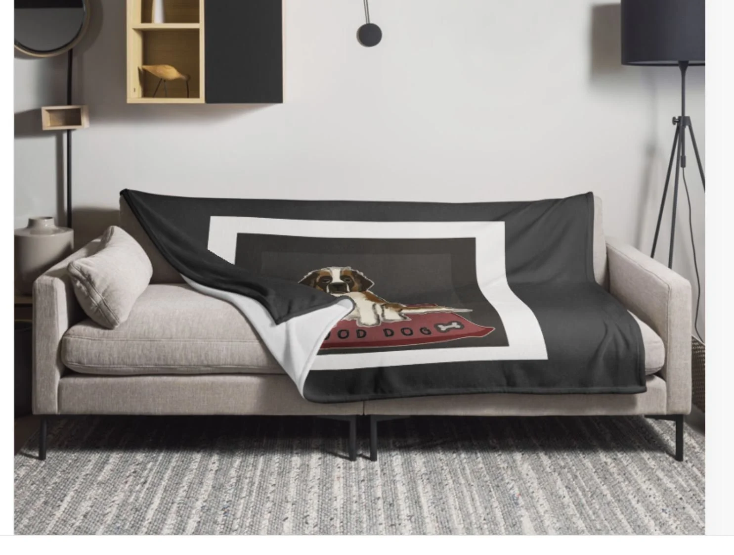 Saint good dog throw 60 x 80.JPG