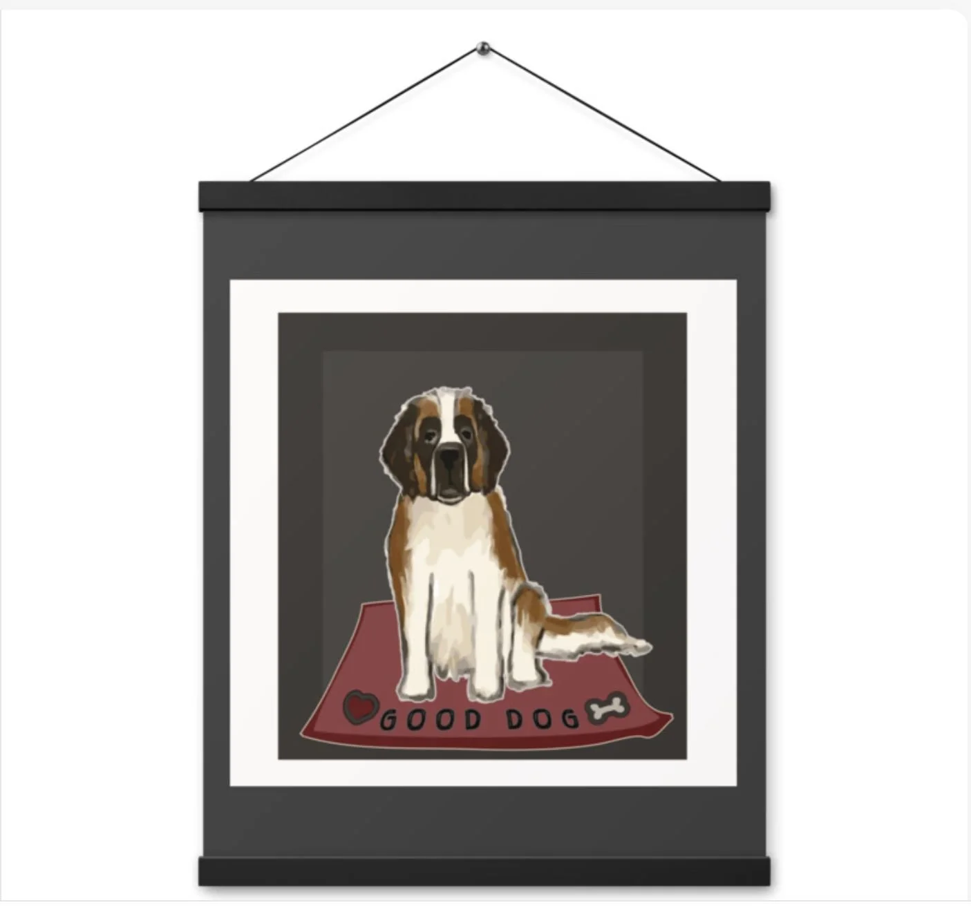 Saint good dog Poster 16 x 20.JPG