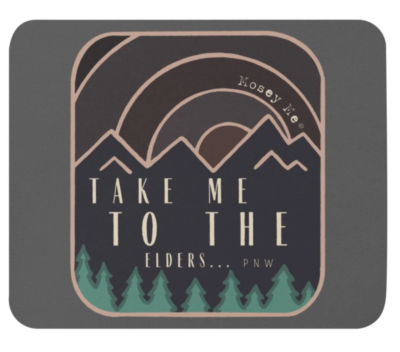 Rectangle Mouse Pad, Take Me To The Elders