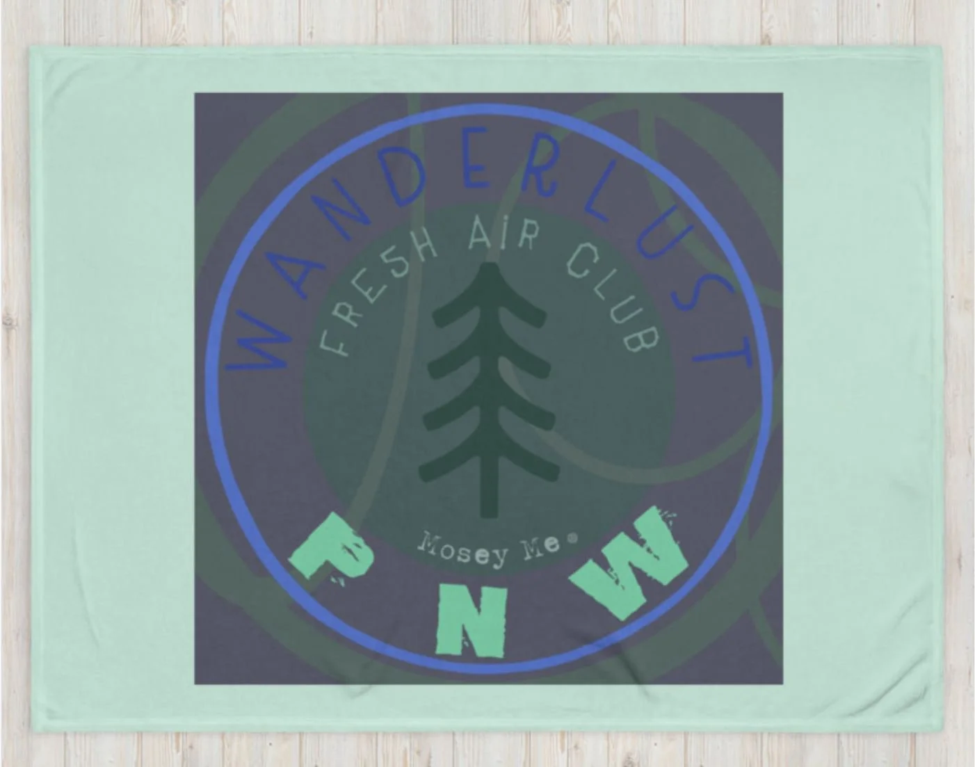 Cozy Throw, Wanderlust PNW