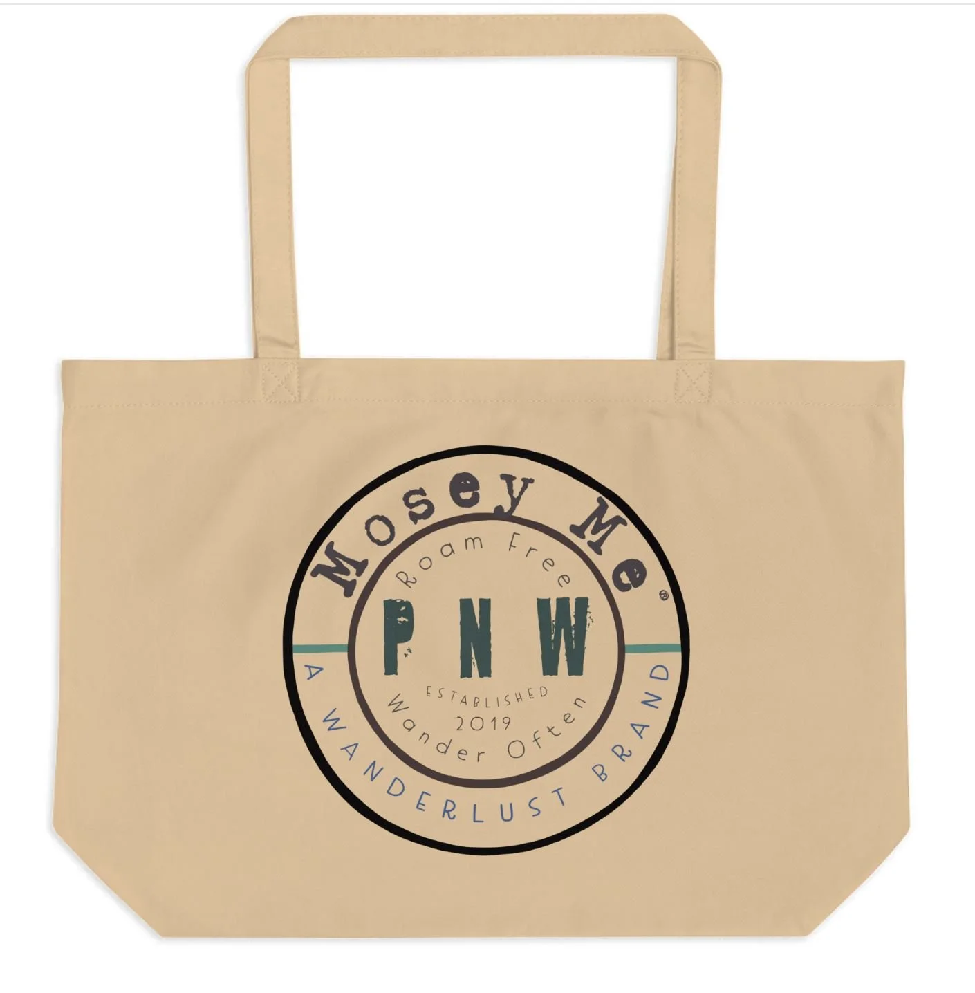 Carry All Tote Bag, Circle, PNW