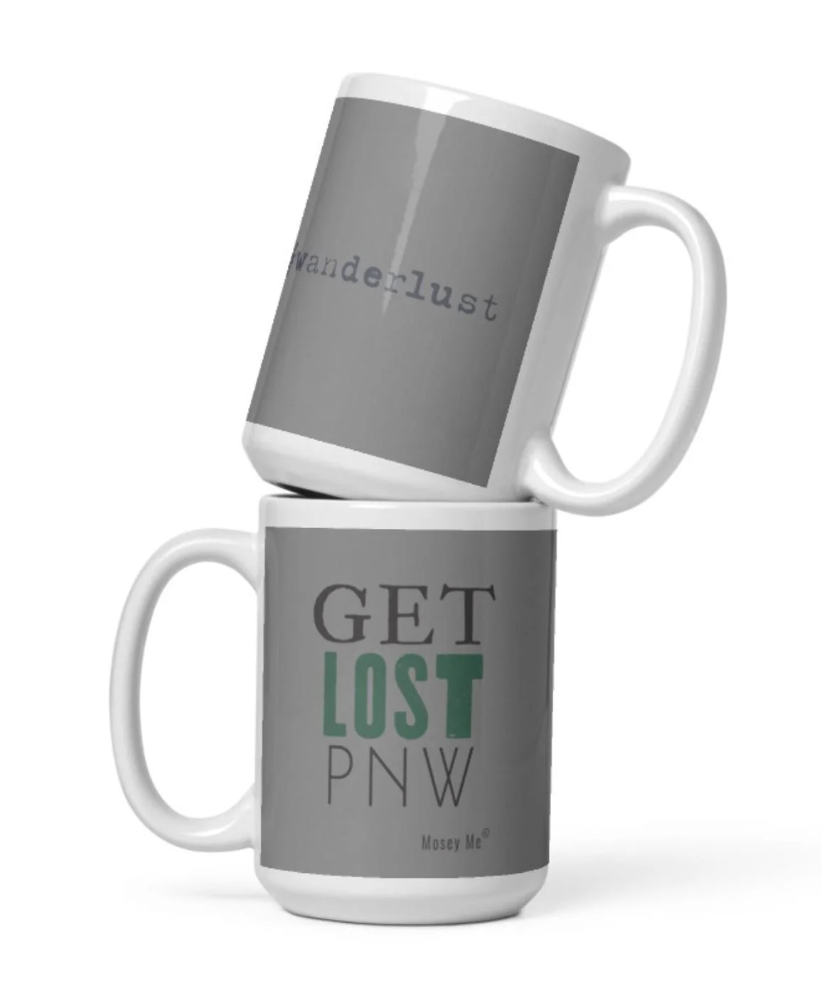 15 oz Ceramic Coffee Mug, Get Lost PNW