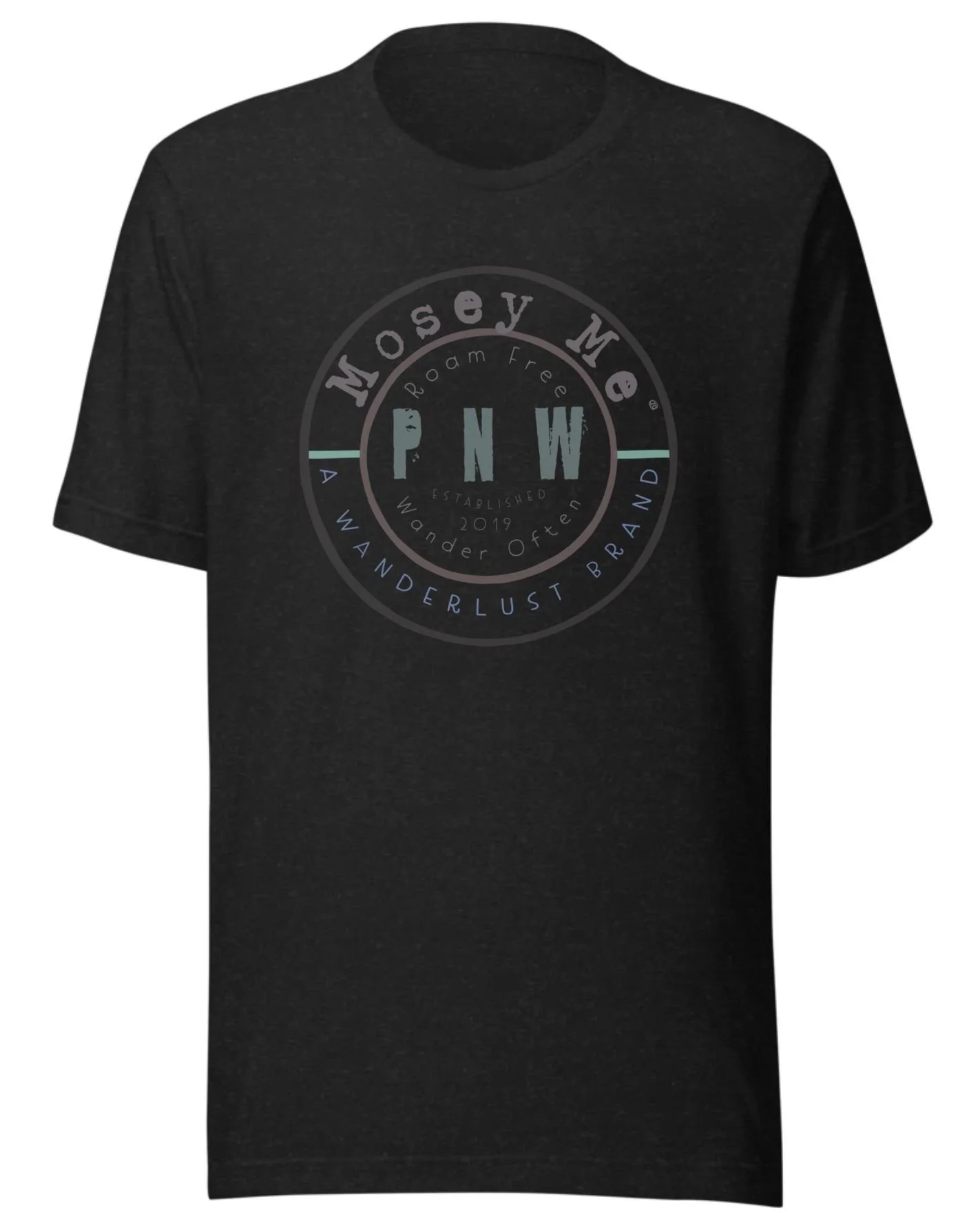 Men's Short Sleeve Tee, Circle PNW