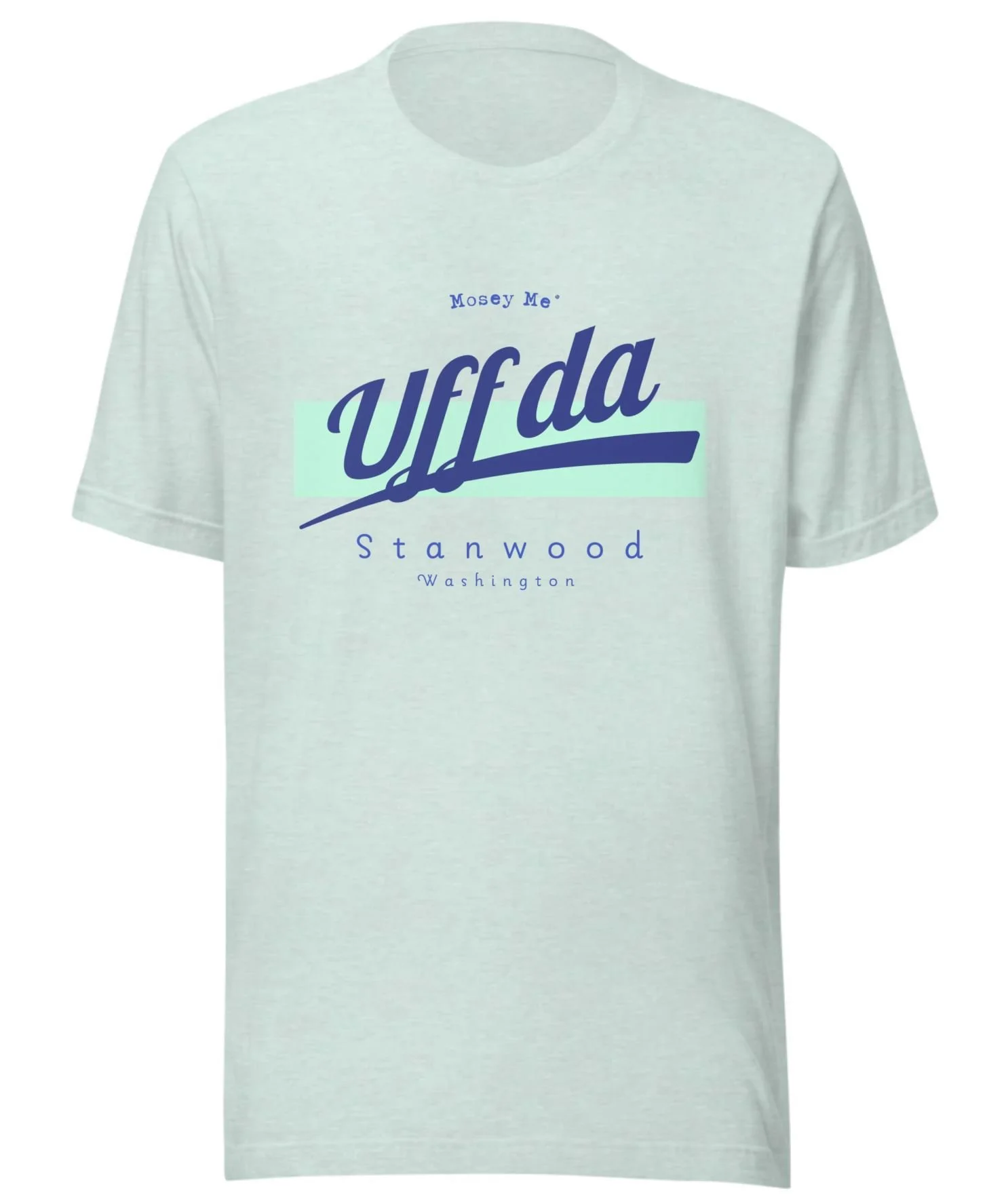 Mens Short Sleeve Tee, Uff Da Stanwood