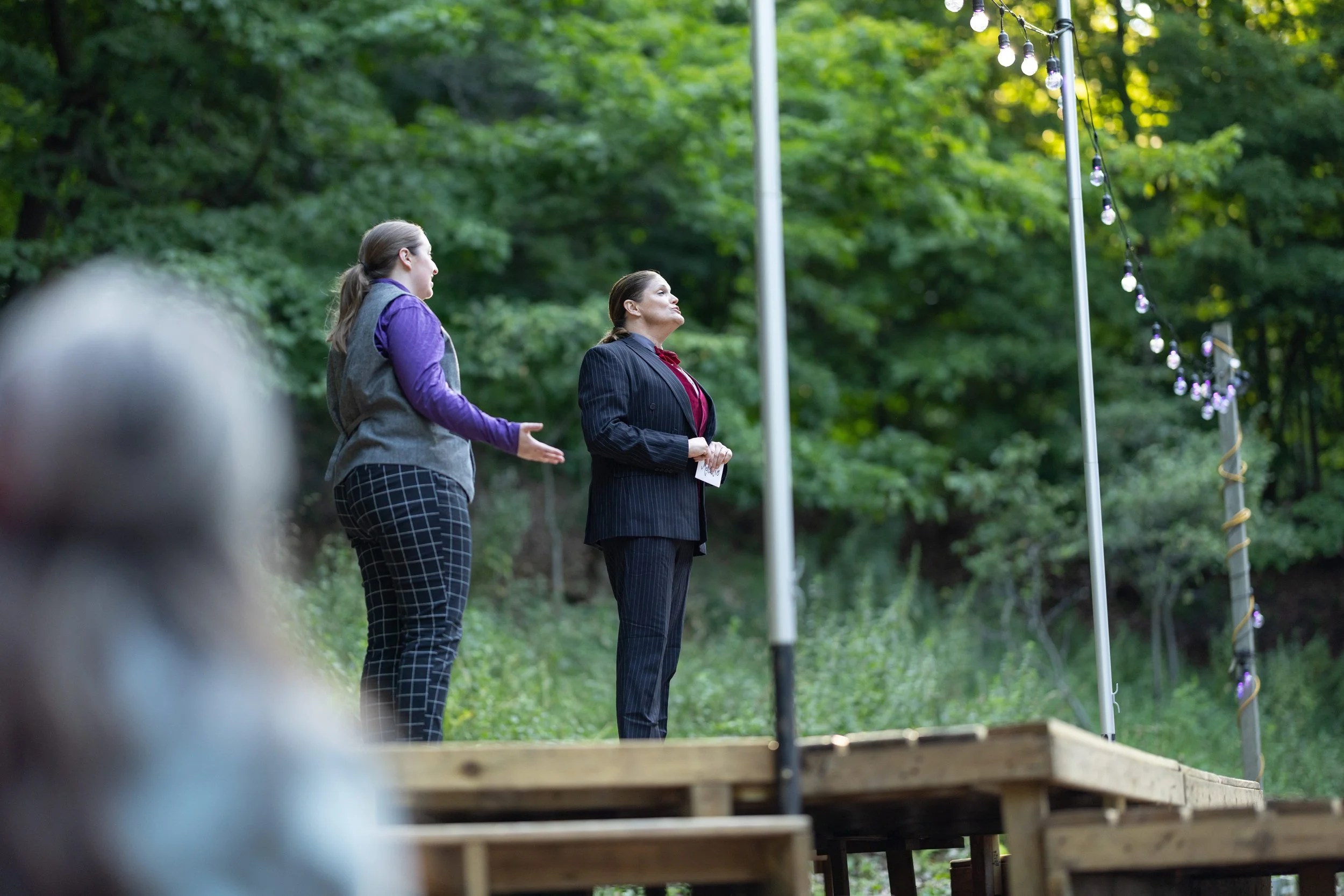  Paris in  Romeo and Juliet  at Lakeside Shakespeare Theatre, 2024. Photo by OB and Co. Productions 