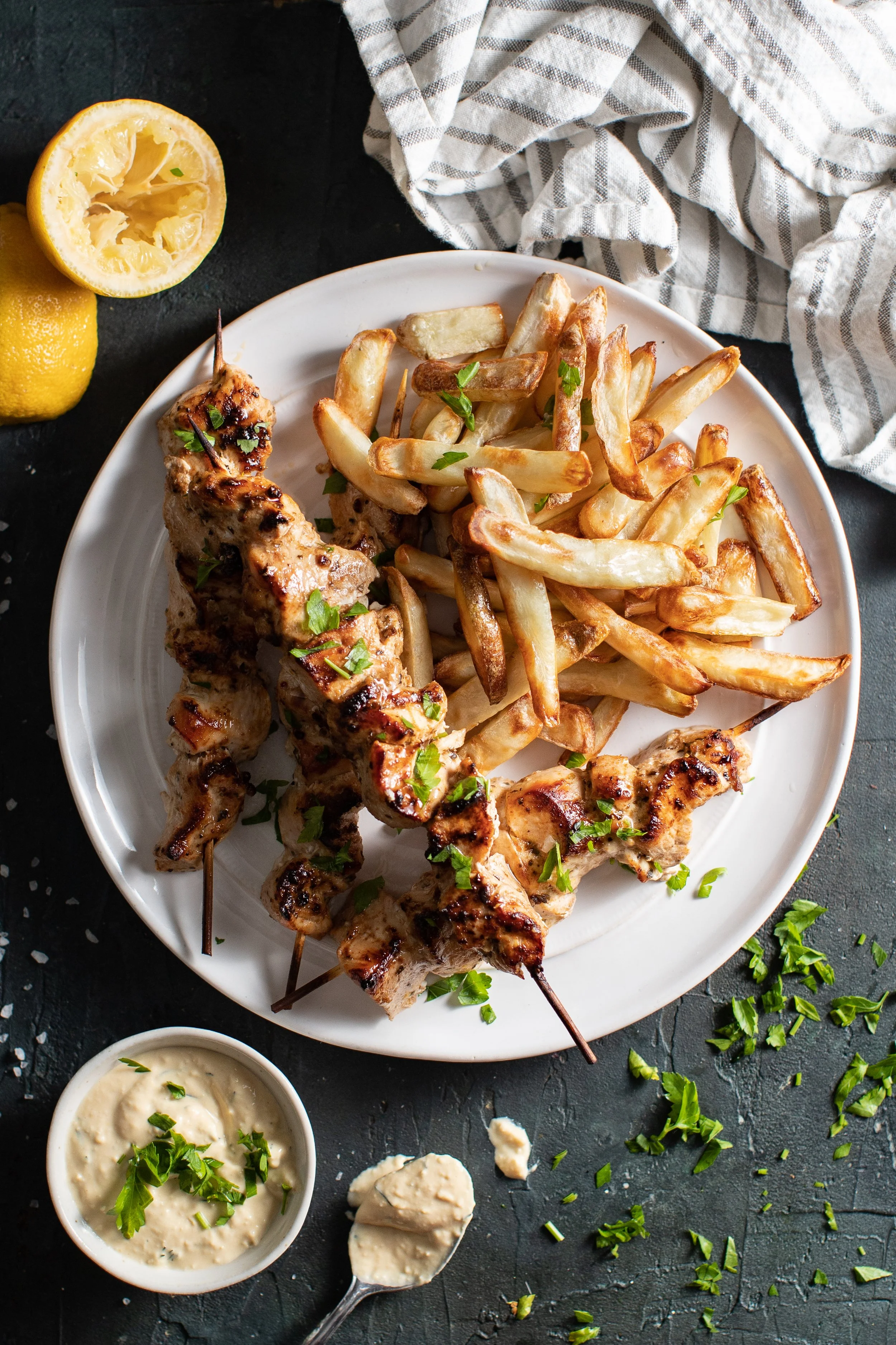 Easy Greek Chicken Skewers