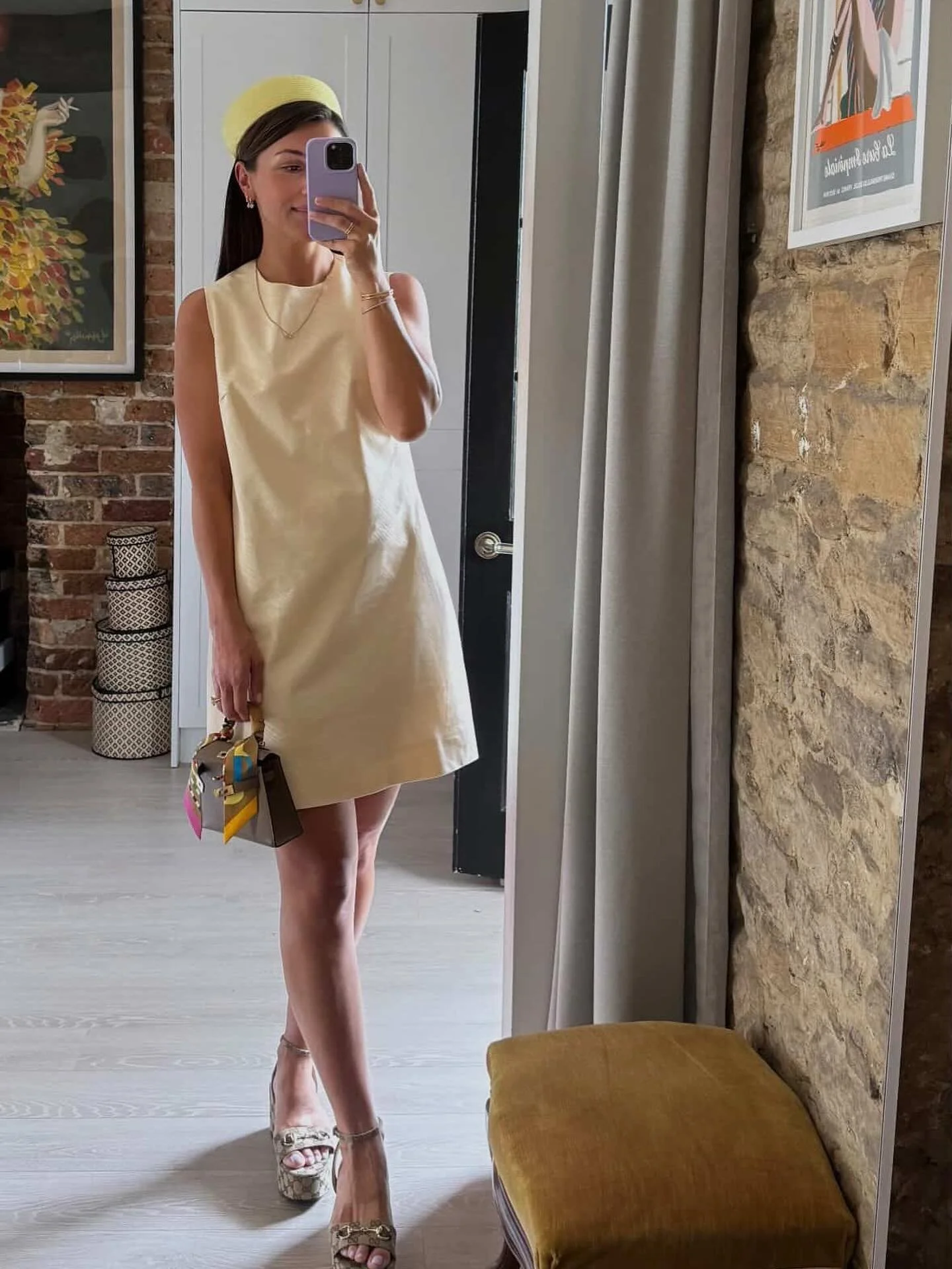 Love love for this gorgeous look put together by the stylish @monikaruggerino featuring my lemon sailor beret worn as a pillbox 💛 

Monika is an incredible jewellery designer and i adore her personal style and eye for details.

#millinerycouture #tr