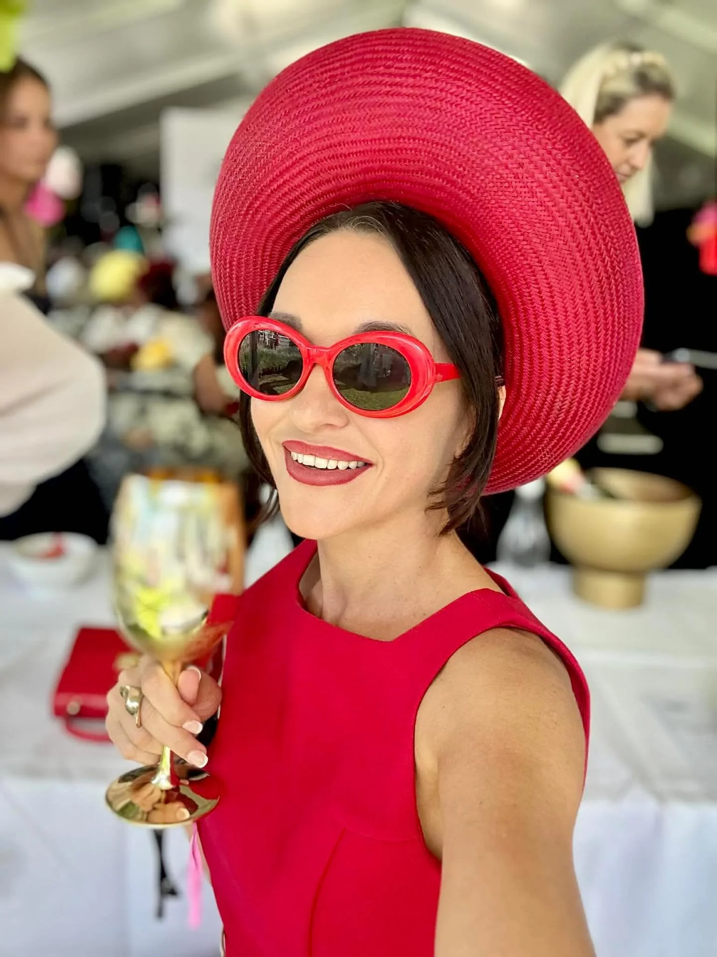 The queen of the rewear and restyle @getracy at last weekend&rsquo;s The Ned Prix de Fashion at @ellerslieraces wearing her custom coloured Breton showing the versatility of considered fashion choices.

There&rsquo;s nothing better than seeing your w