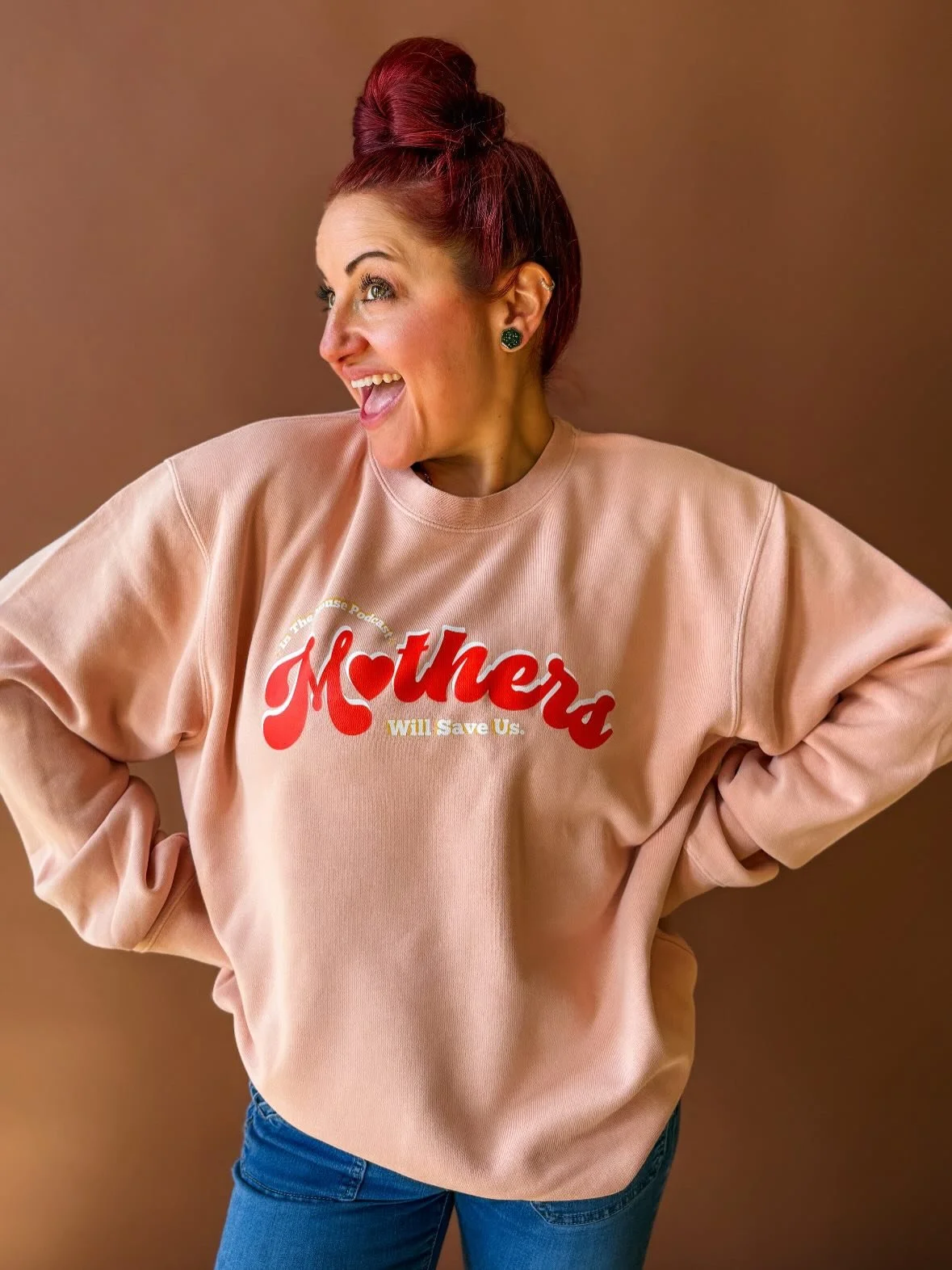 HOW CUTE ARE THESE SWEATSHIRTS?! Yes, it&rsquo;s 92 degrees today, but remember when it was, like, 10 degrees last week? Plus, ya need a warm and cozy when that AC is bumpin&rsquo;.

Custom cuties made by local sweetie, @belmerch_! 

Get one in perso