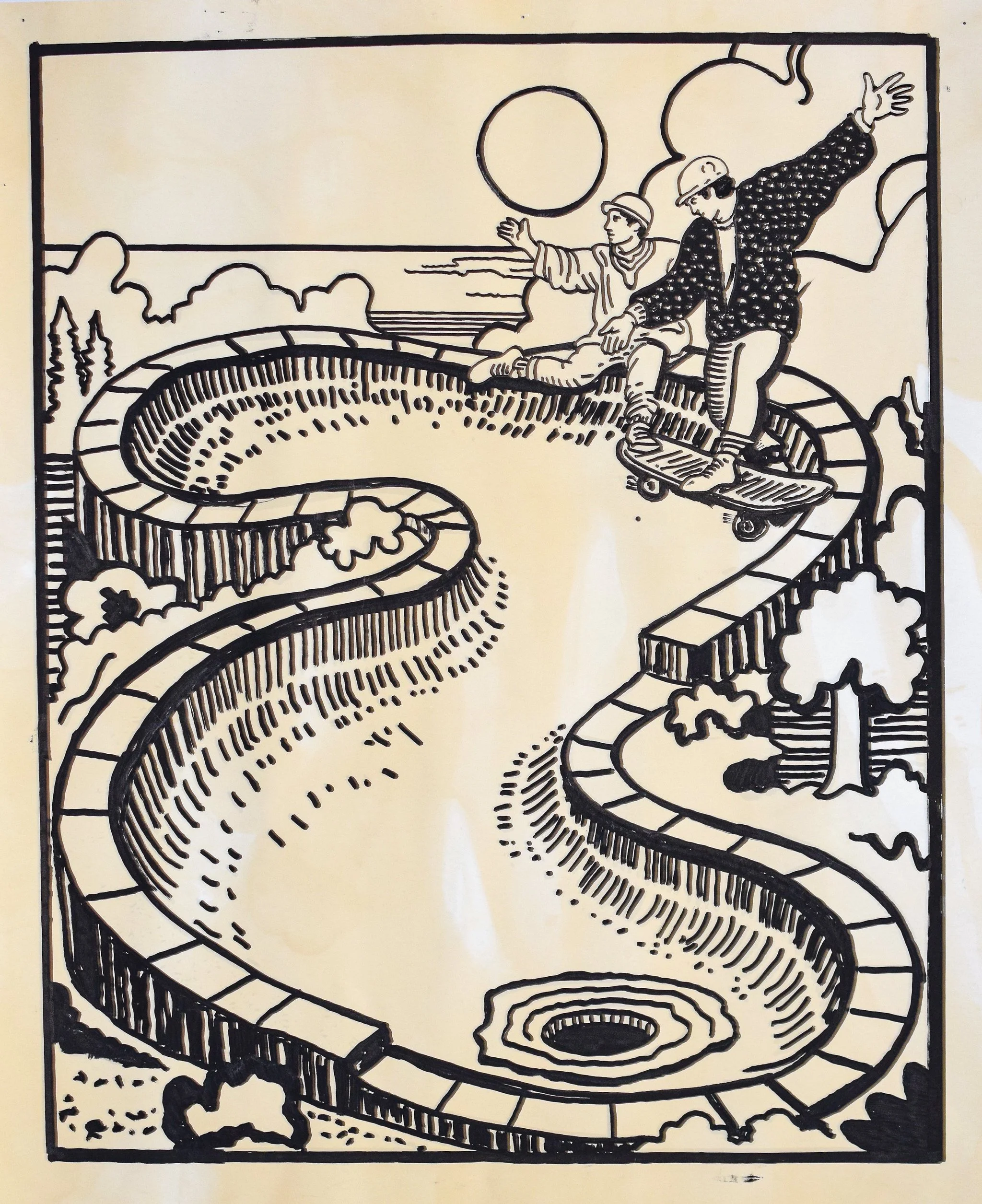 Skatepark: circling the drain.jpeg