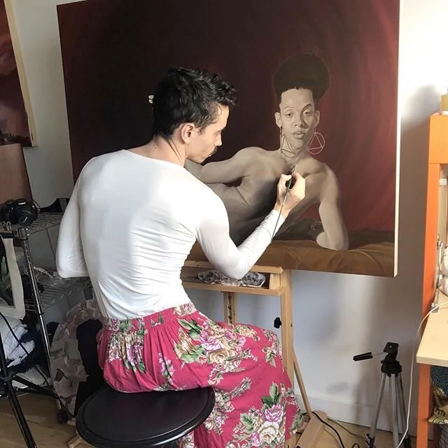 The enormously talented Nadav Gazit shares this beautiful &ldquo;Work in Progress&rdquo; with us today. He writes, &ldquo;... the idea behind the painting is based on dante&rsquo;s inferno. In Dante&rsquo;s Inferno, the punishment is appropriate to t