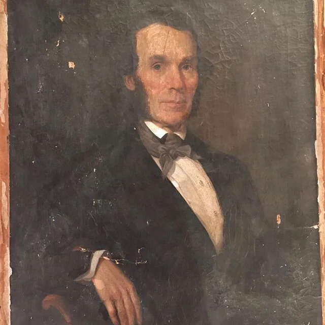 Today&rsquo;s Work in Progress...an amazing restoration by Troy Amuso at Troy Fine Art Services in Fairfield CT. &ldquo;I recently completed this portrait restoration of Thaddeus Clapp Jr (1792-1865) prominent business man from Pittsfield Massachuset