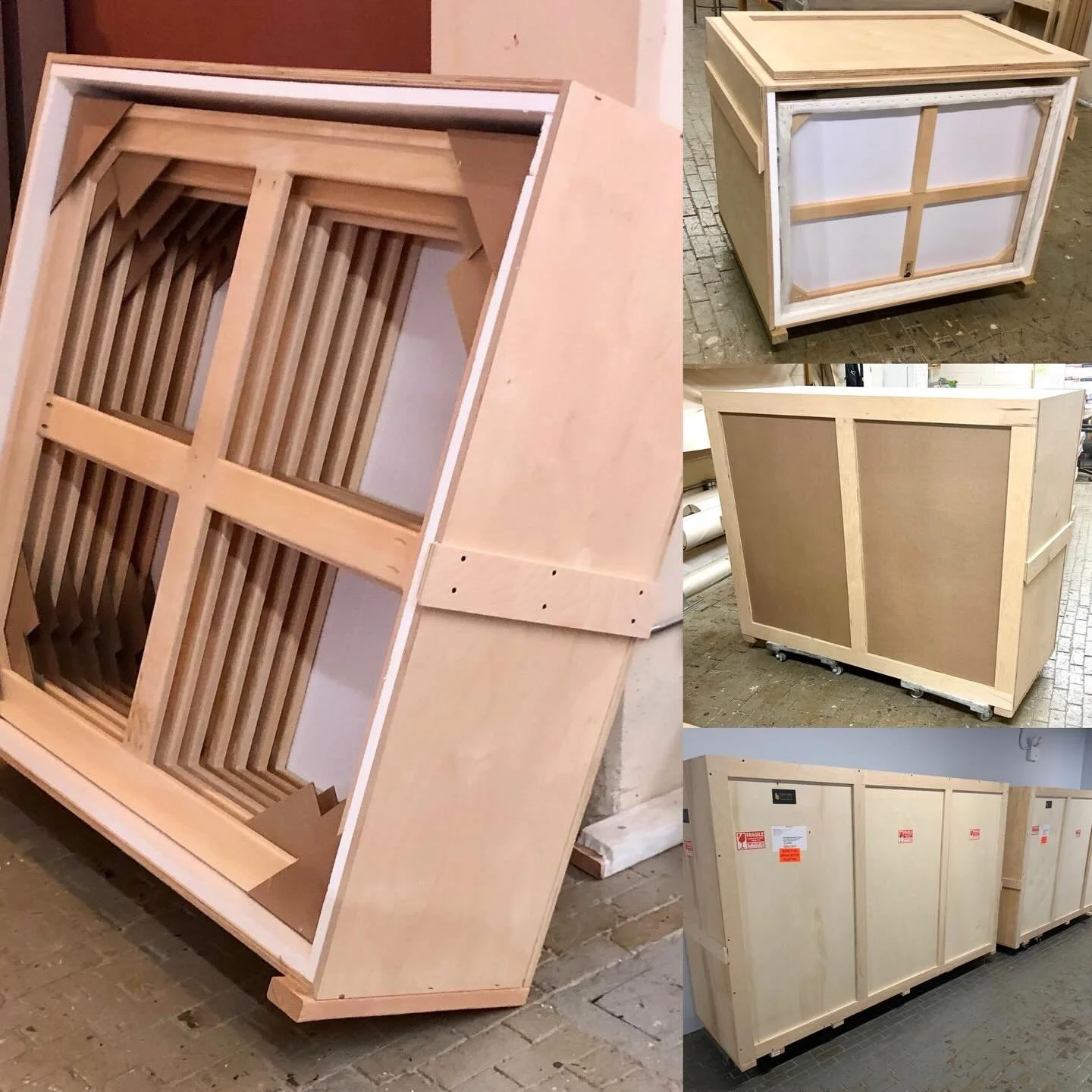 &ldquo;How do you safely ship your gorgeous canvases &amp; panels all over the country?&rdquo;, we are often asked. In amazing bespoke crates that are custom built for each order. Strong, secure and as light as we can build them and still create a sa