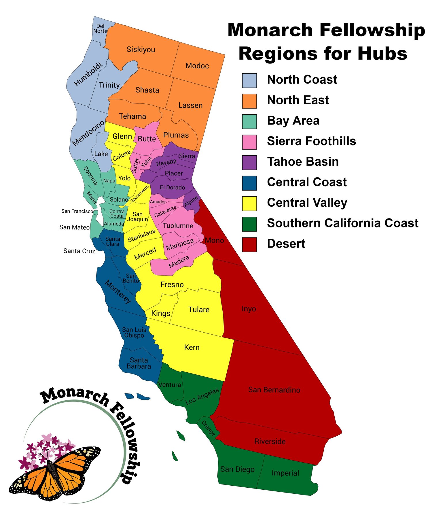 Hub Region Landing — Monarch Fellowship