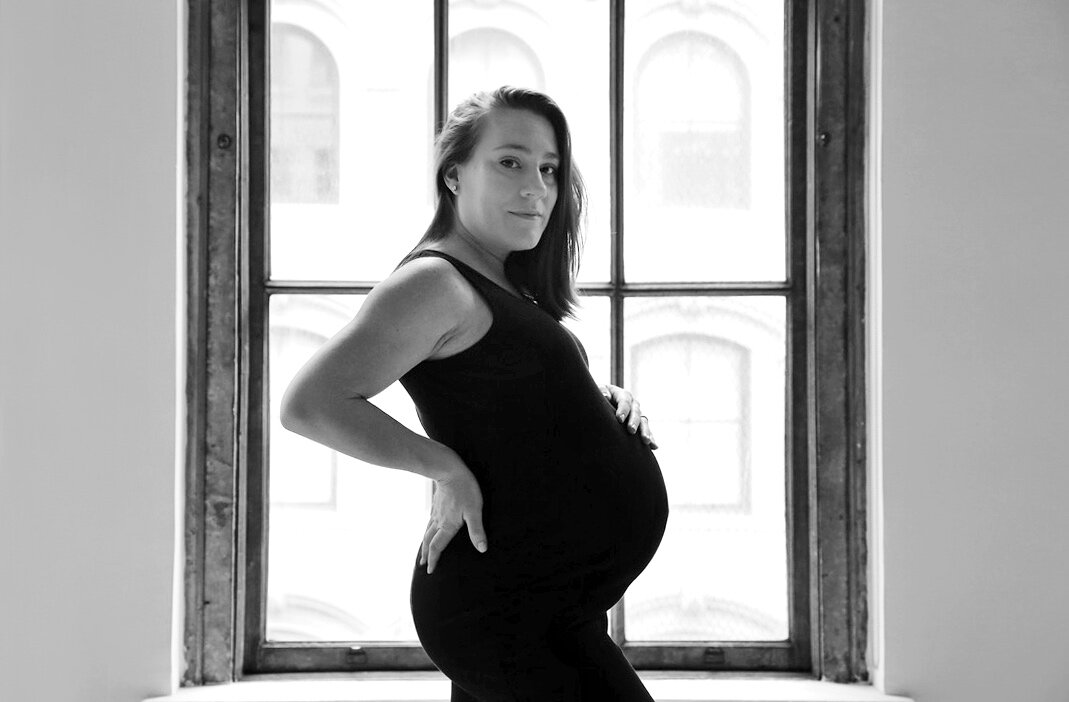 Girl baby with black white pregnant White NBA