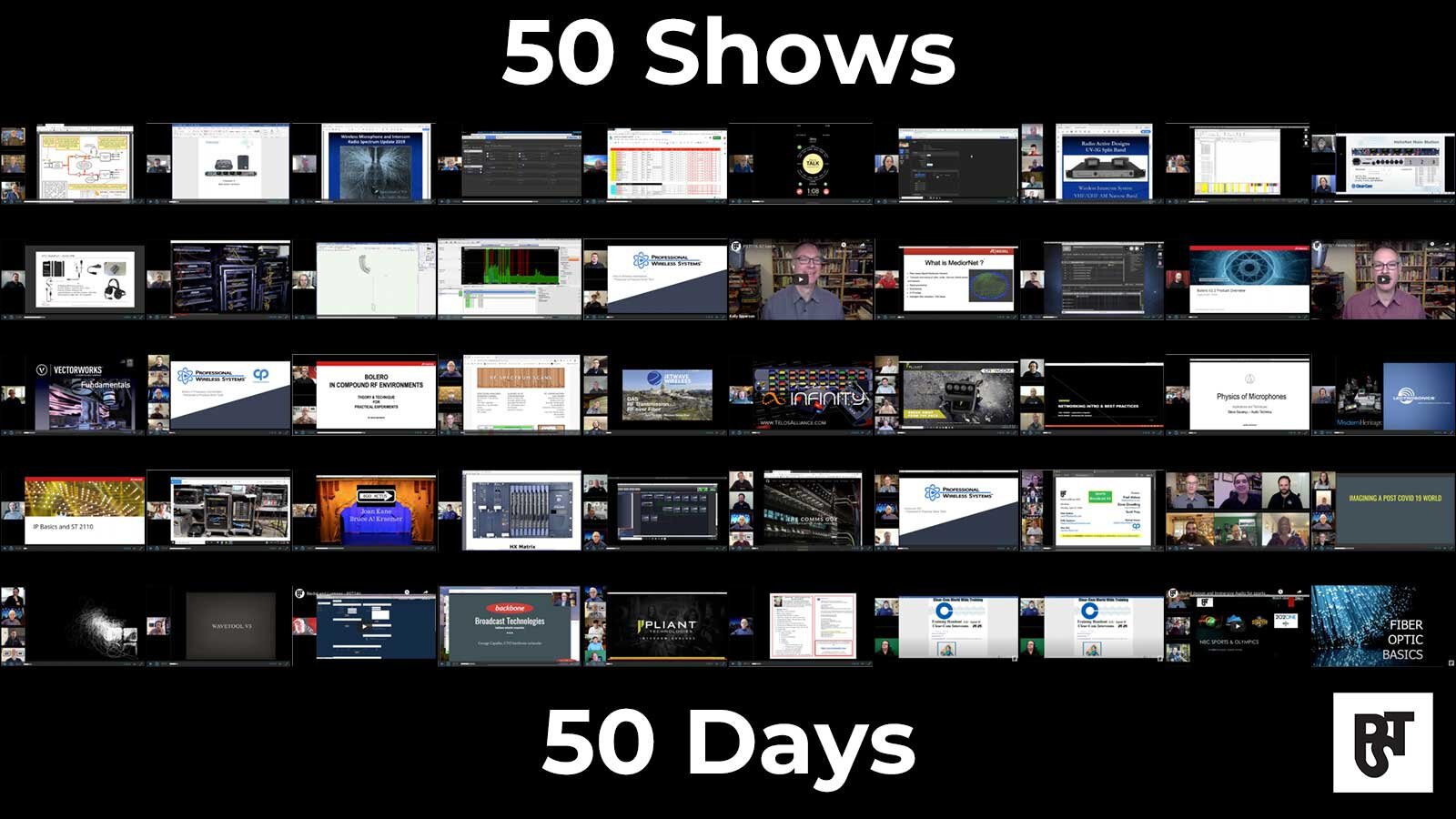 50 Shows in 50 Days…FULL INDEX HERE…