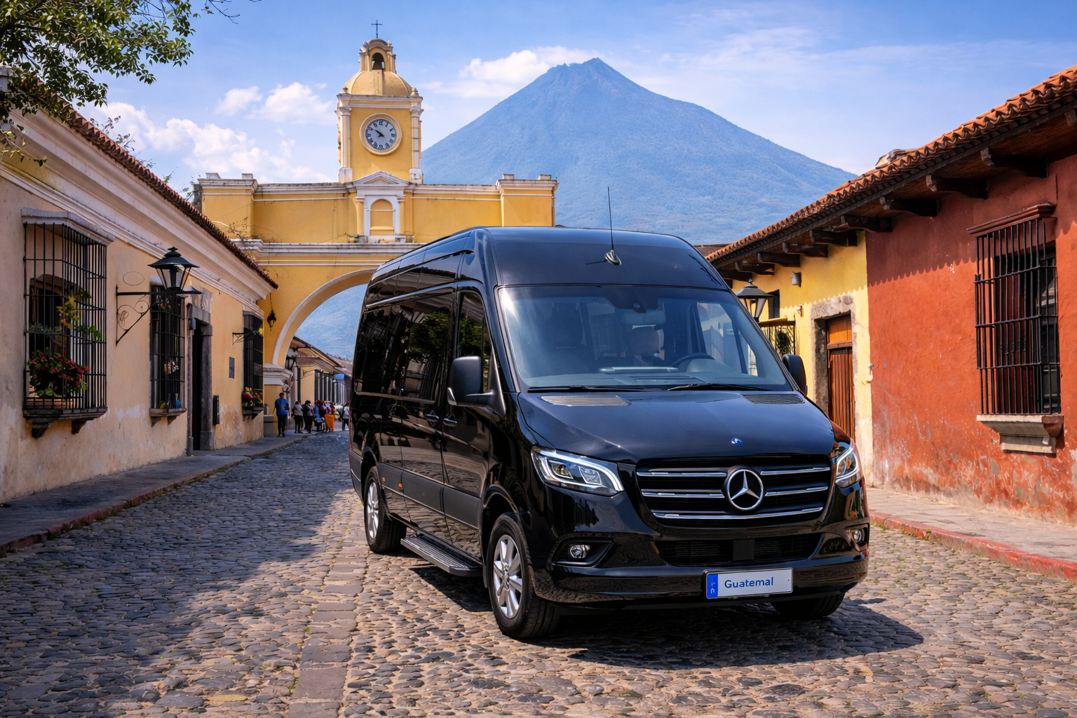 Sprinter - Up to 10 Guests to Antigua Guatemala