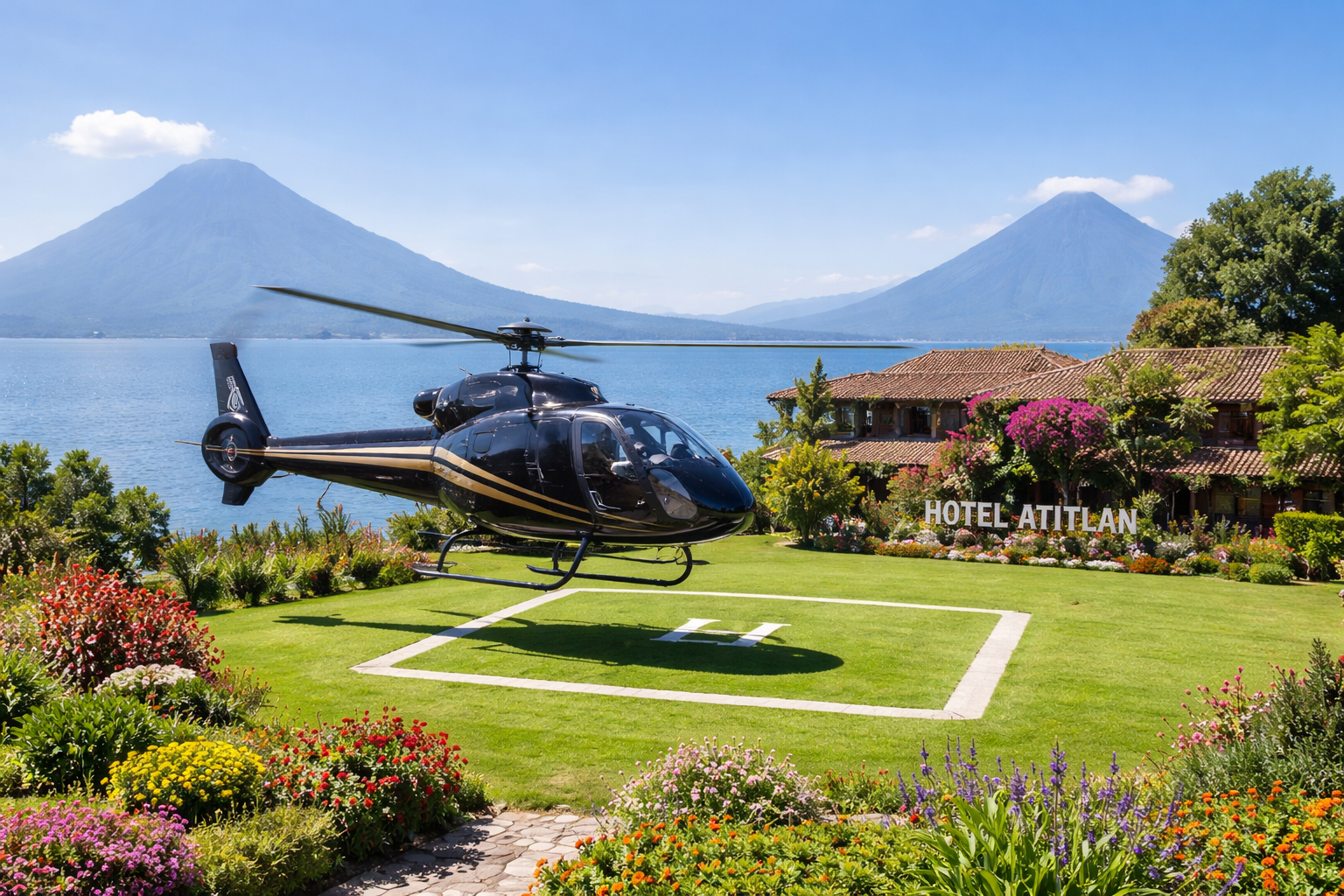 Helicopter Transfer - Guatemala City to Lake Atitlan