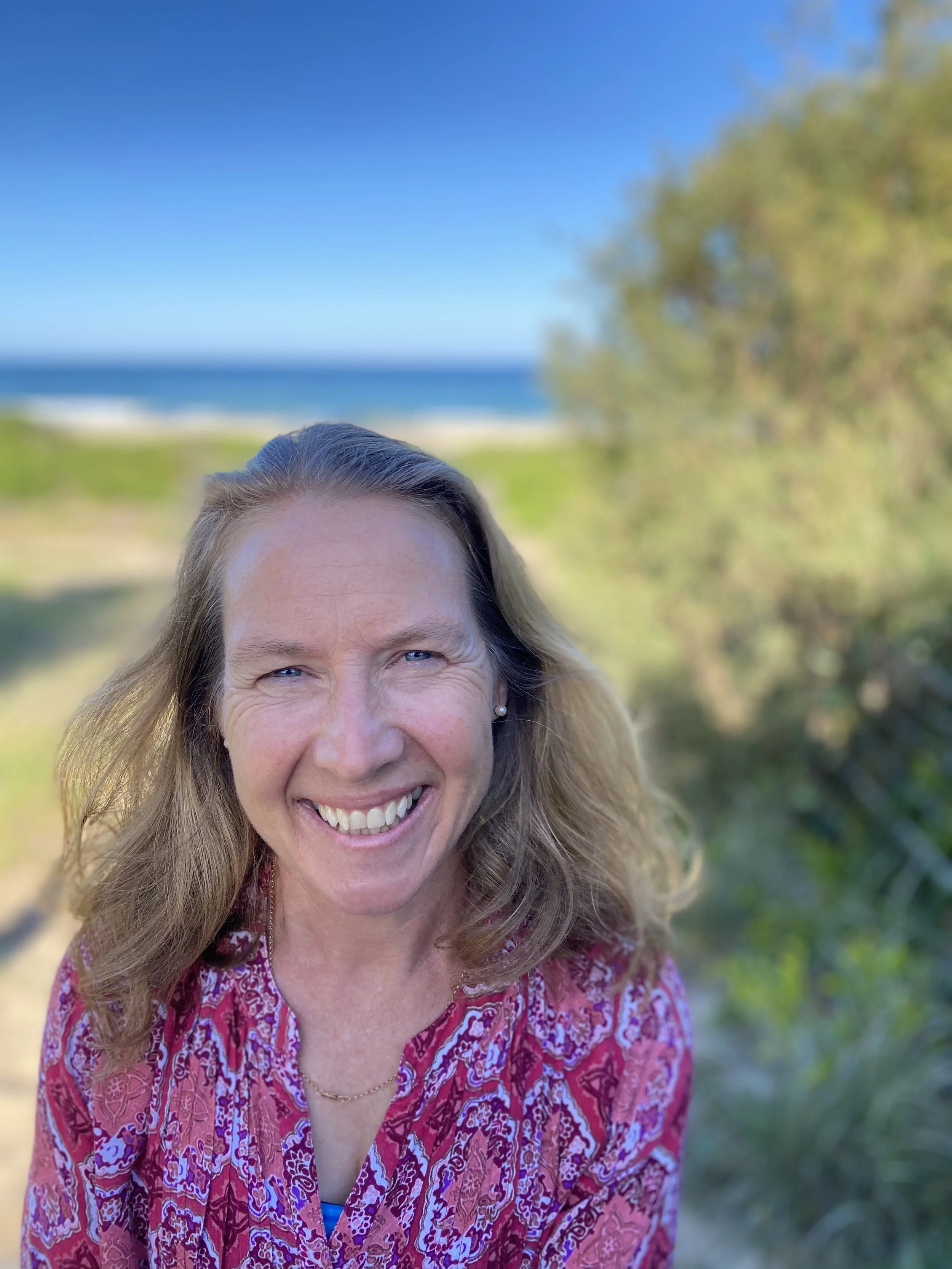 Picture of Sue at the beach