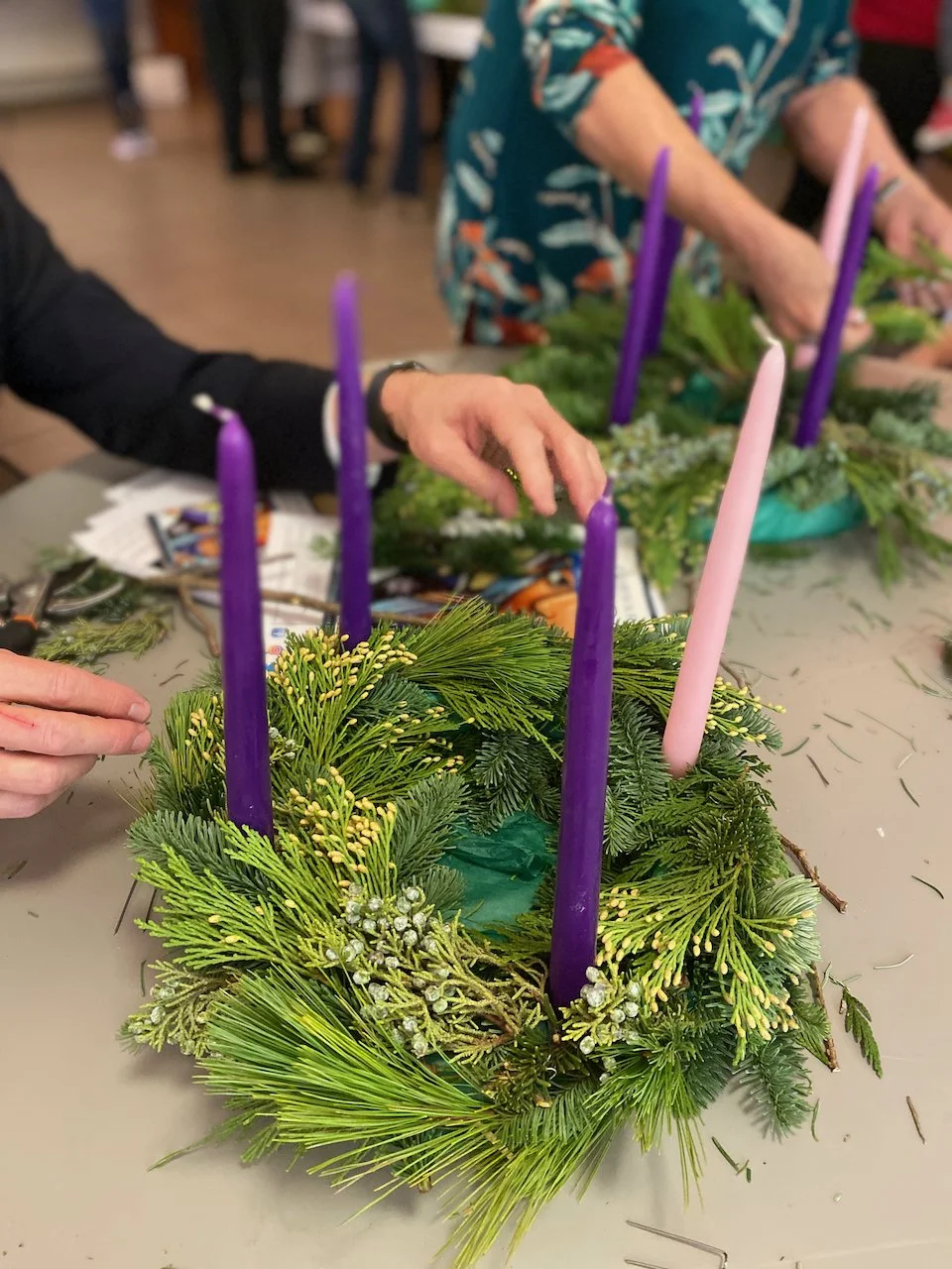 Advent Wreath Making
