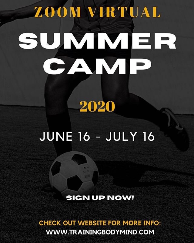 Virtual Summer Camp with @trainingbodymind_

Summer camp CANCELLED?

No worries. Join us for the next few weeks of virtual summer camp.

More info at trainingbodymind.com
DM with any questions.
