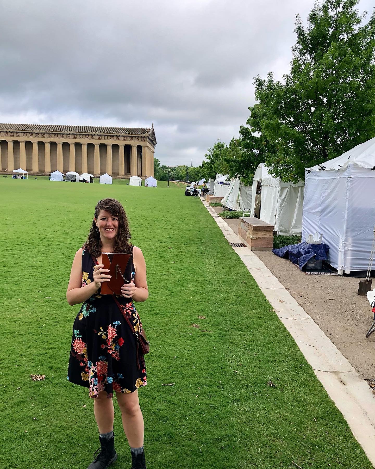 Day 2 at the @tennesseecraft spring fair! We&rsquo;re here at Centennial Park next to the Parthenon. I&rsquo;m in booth B77. We&rsquo;re open Saturday 10-6 and Sunday 10-5. Come join us!