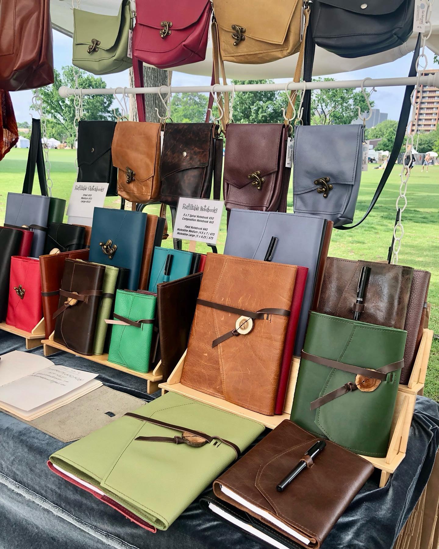 It&rsquo;s a beautiful morning out here at Centennial Park! Today (Sunday) is the last day of the @tennesseecraft spring fair. We will be here until 5pm. I&rsquo;m in booth B77. Nashville, grab your friends or family and come get inspired!