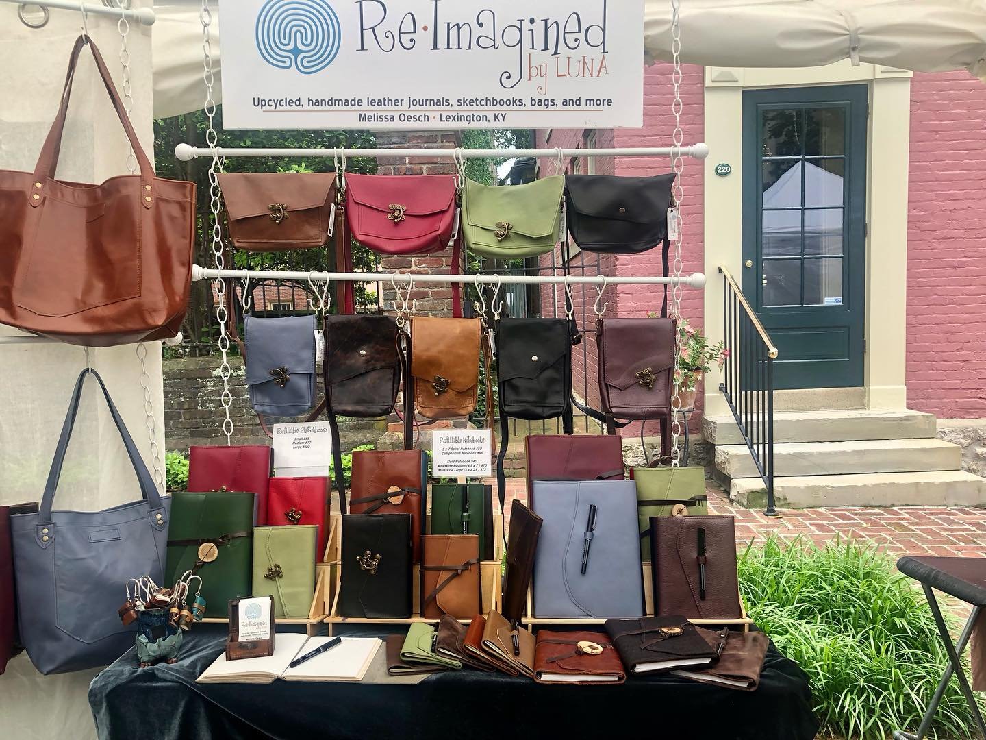 Mayfest Arts Fair is happening now! We&rsquo;re in Gratz Park in downtown Lexington, KY. There is music, food, and about 70 artists. We&rsquo;re open Sat 10-6 and Sun 11-5. I&rsquo;m on Market St. next to the Carnegie Center. Just look for the pink h