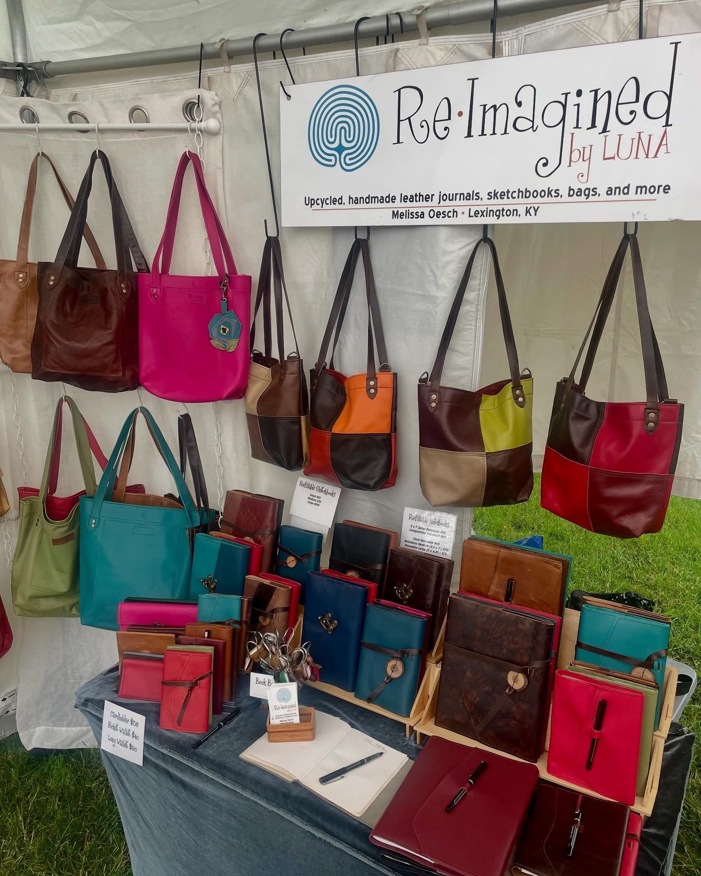 We&rsquo;re open at @summerfaircincinnati! It&rsquo;s a little drizzly today, but we are open and dry under our tents. The next couple of days should be beautiful. We are open Friday until 7pm, Saturday 10-7pm, and Sunday 10-5pm. My booth is 5N near 