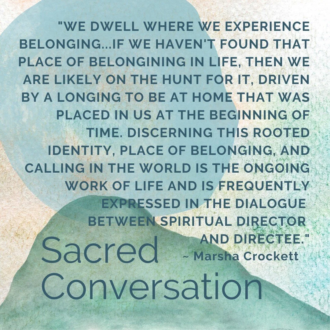 I count it my greatest privilege to sit with other and listen in on how God is calling them to those places of belonging in their own life. I find that most conversations fall into these three categories: Coming home to God, to self, or to others. An