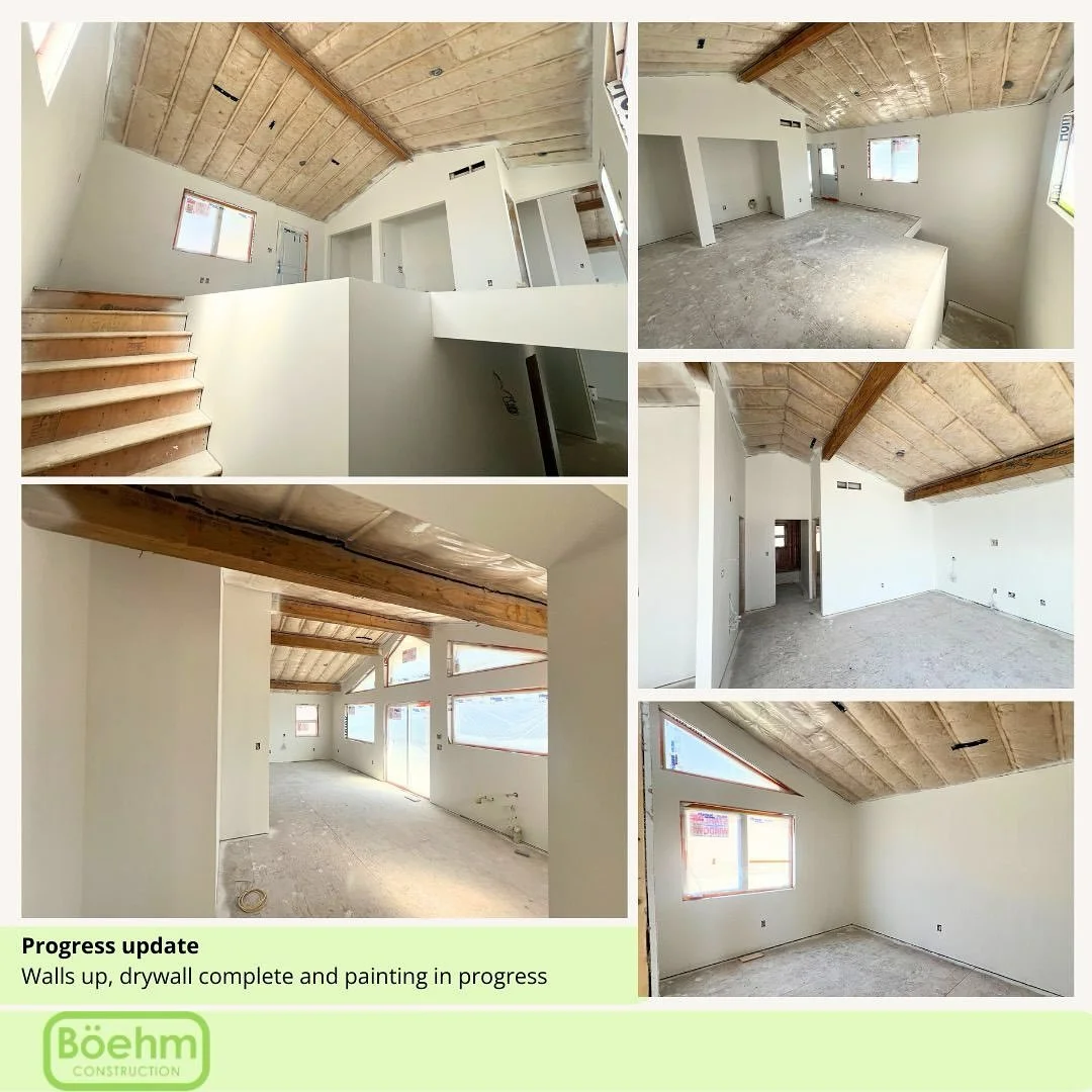 Drywall is complete and the first coats of paint are going on &mdash; this is where the vision really starts to come to life. 
Every wall, corner, and finish is tailored to reflect the homeowner&rsquo;s style and needs. 

As custom builders, we take 