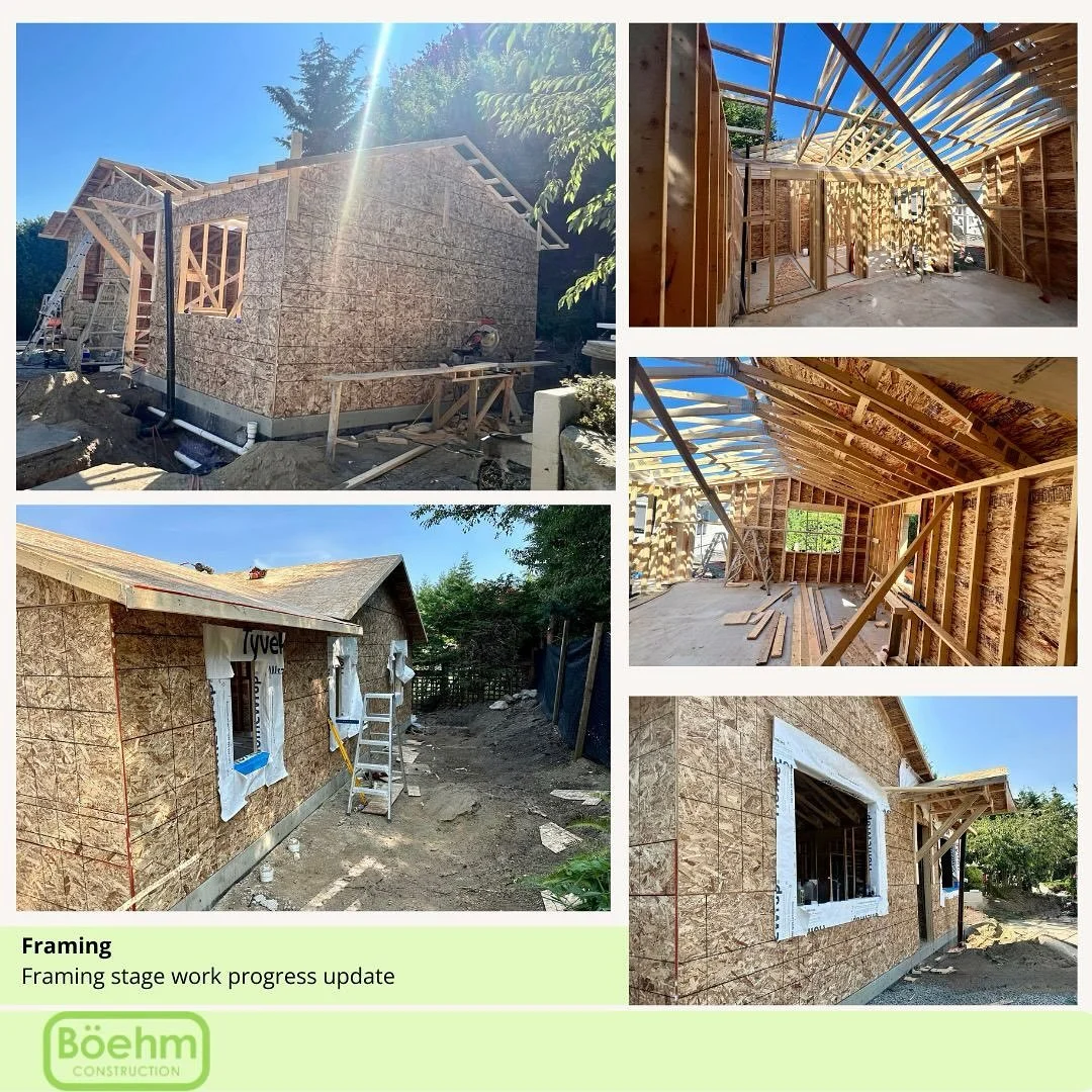 A work in progress with a constant aim towards affordability and
transparency

#boehmconstruction #nanaimohomes #customhomebuilder #carriagehomes