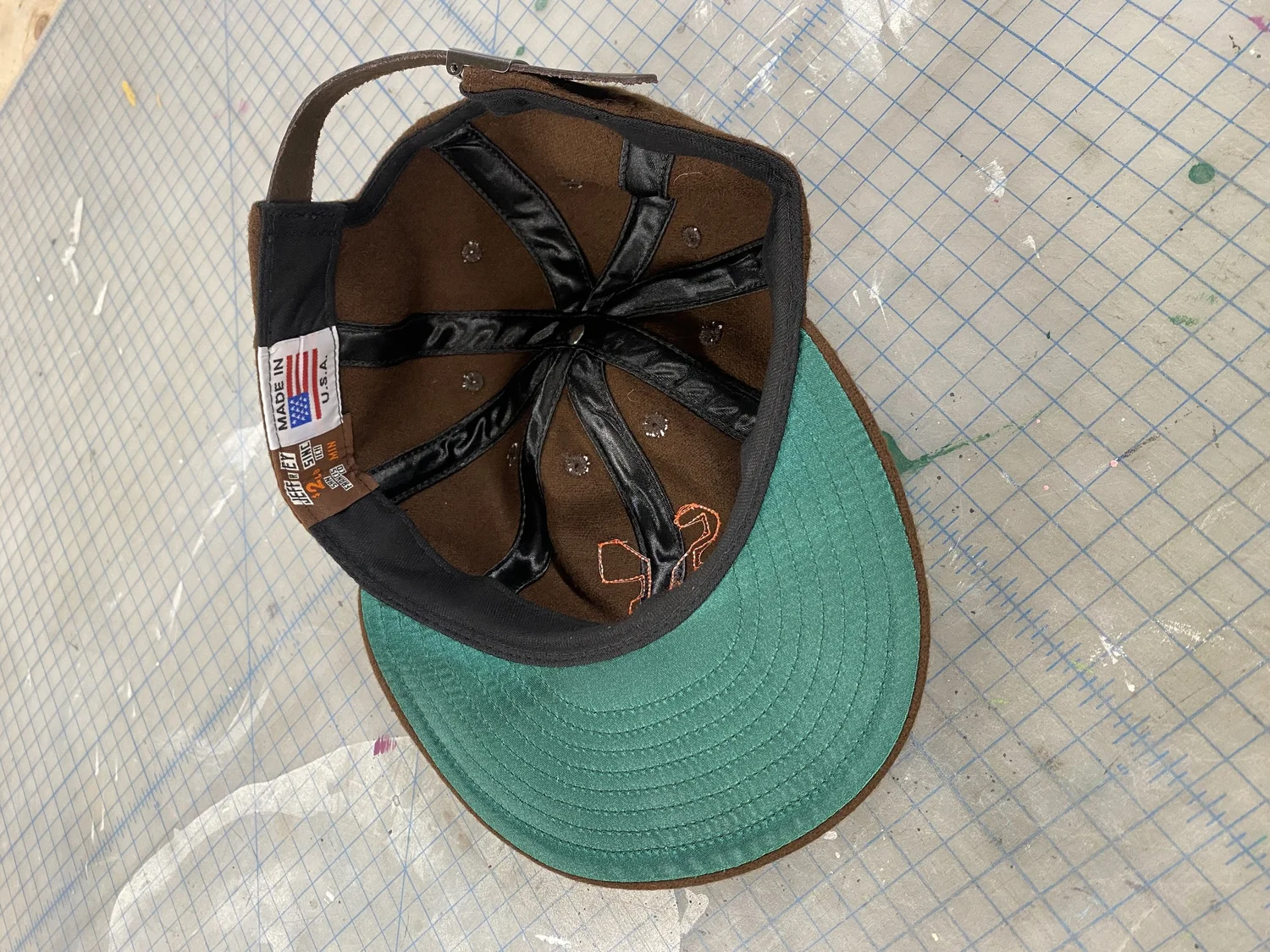 Brown SF Baseball Cap - 8 Panel — Jeffrey Sincich