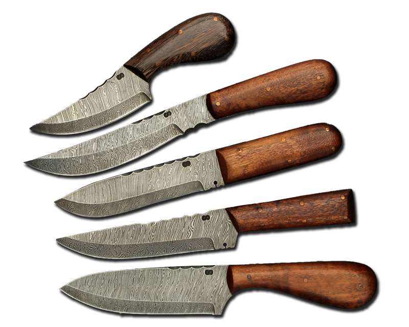 Trade knives set of five (5)