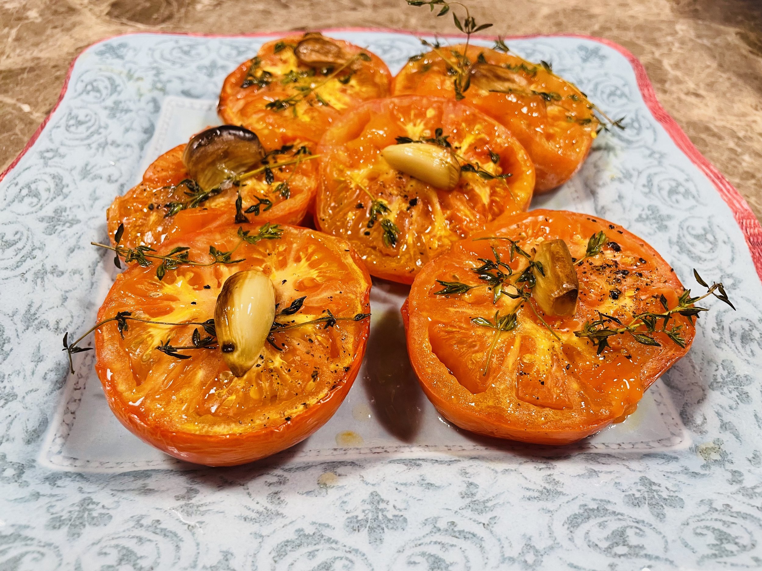French style cooked tomatoes