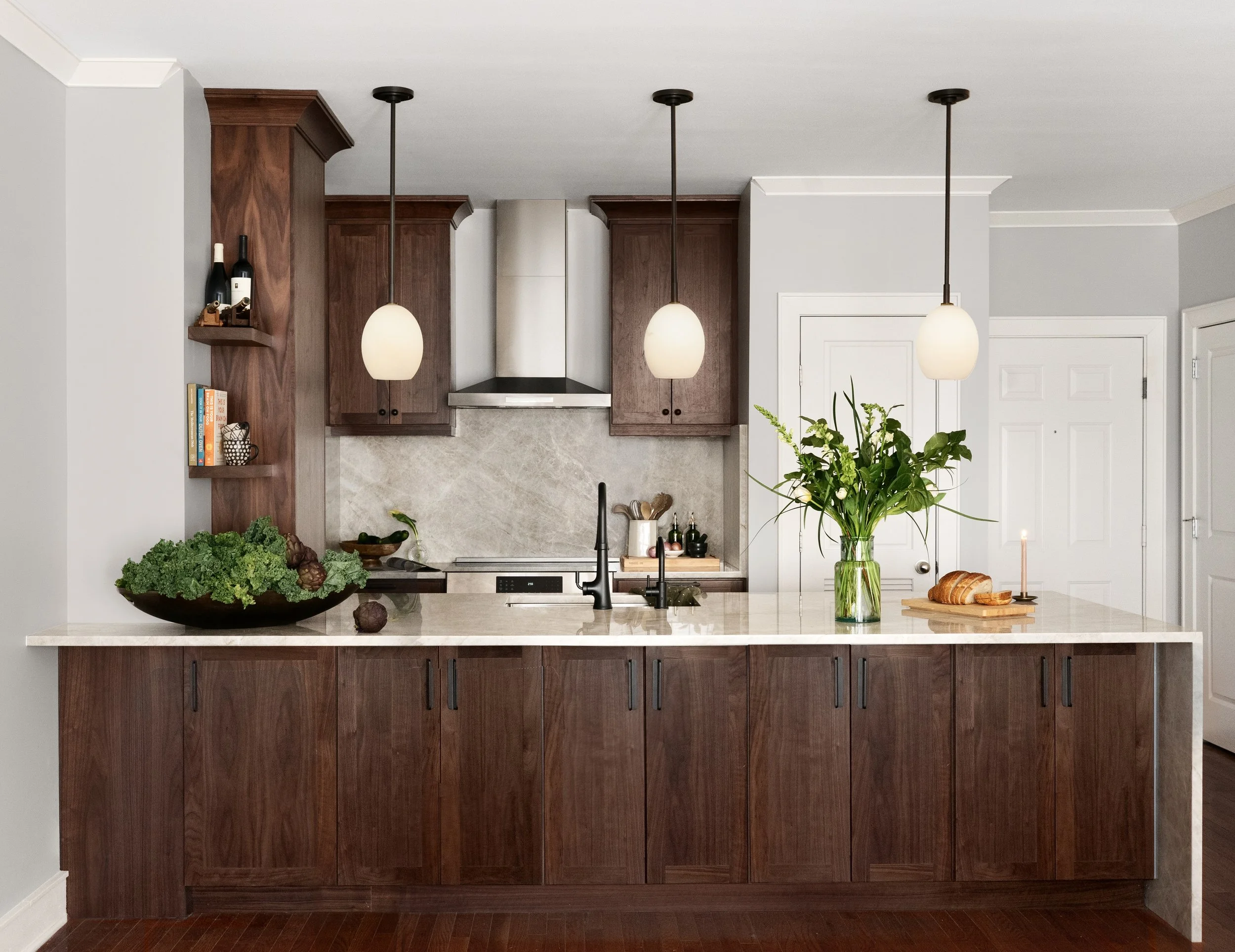 Modern Minimalist Kitchen & Bathroom Gut Renovation