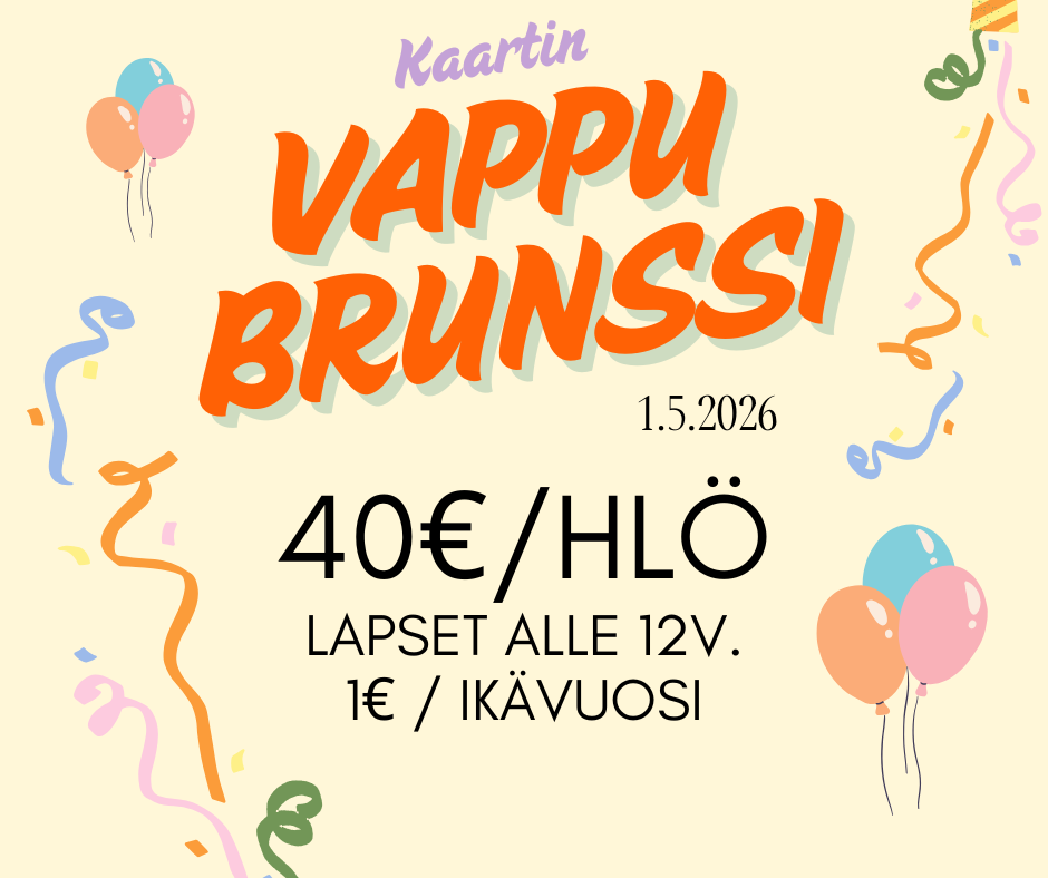 Kaartin Vappubrunssi 1.5.2026