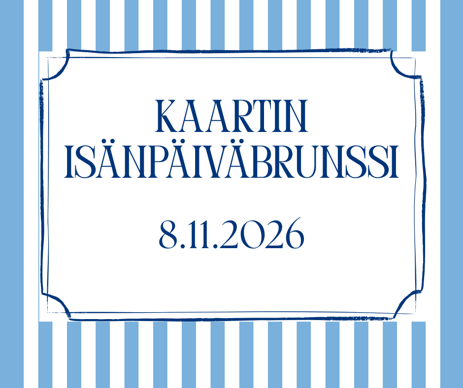 Kaartin isänpäiväbrunssi 8.11.2026