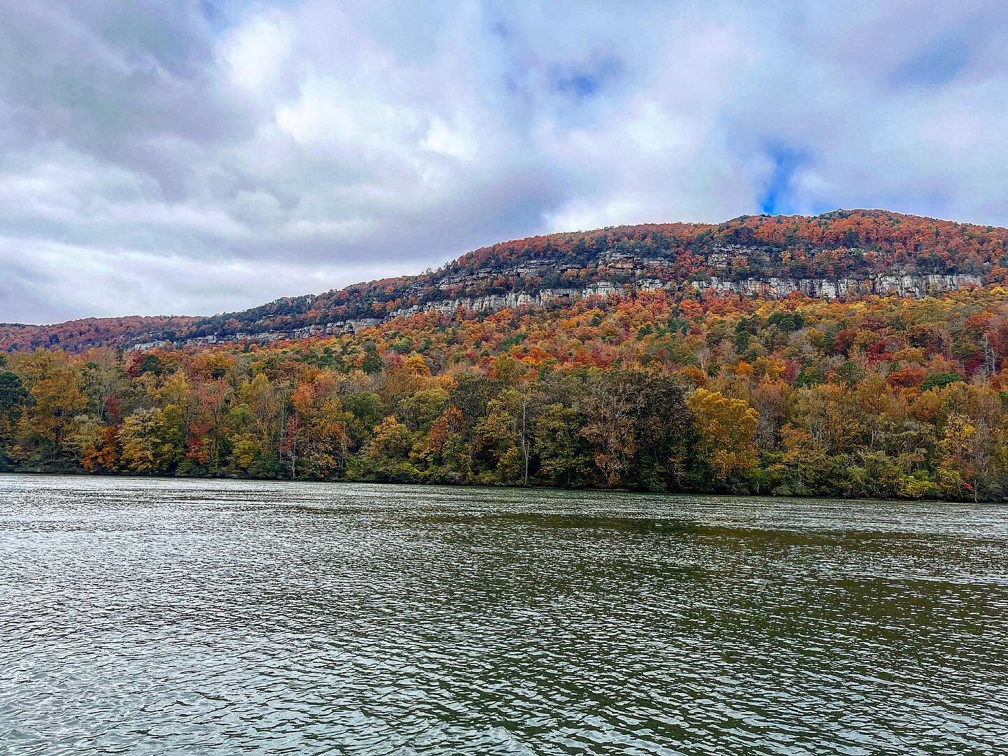 Peak season is here 🍁🍁🍁! Come see the beautiful colors this weekend while they last! 

#explorethegorge #fall #fallvibes #fallpictures #fallfoliage #fallcolors #boattour #boatrental #chattanooga #thingstodo #deut31:6
