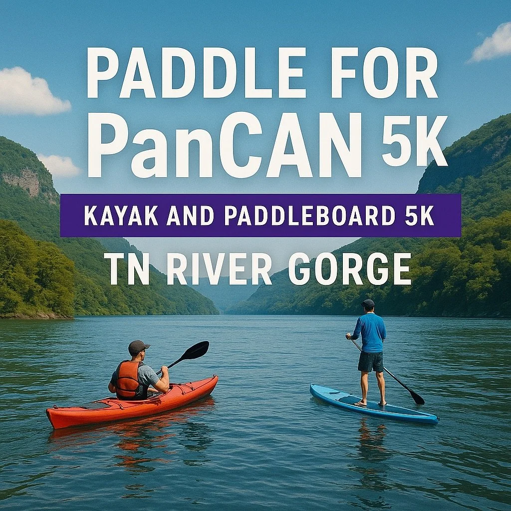 🌊🚣&zwj;♀️ Join us for the Paddle for PanCAN 5K! 🛶💜
Grab your kayak or paddleboard and hit the scenic Tennessee River Gorge for a powerful cause &mdash; raising awareness and funds for @pancan .
🫶 Form a team, fundraise together, and compete to b