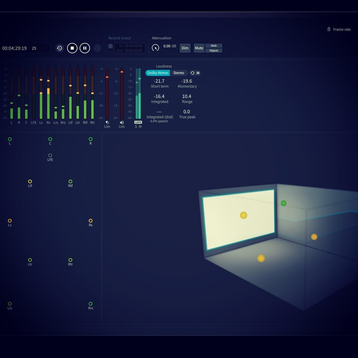 Having fun setting up new templates in #protools with the #dolbyatmosrenderer #soundediting  #postproductionsound #audiopostproduction #audiopost #sounddesign #sounddesigner