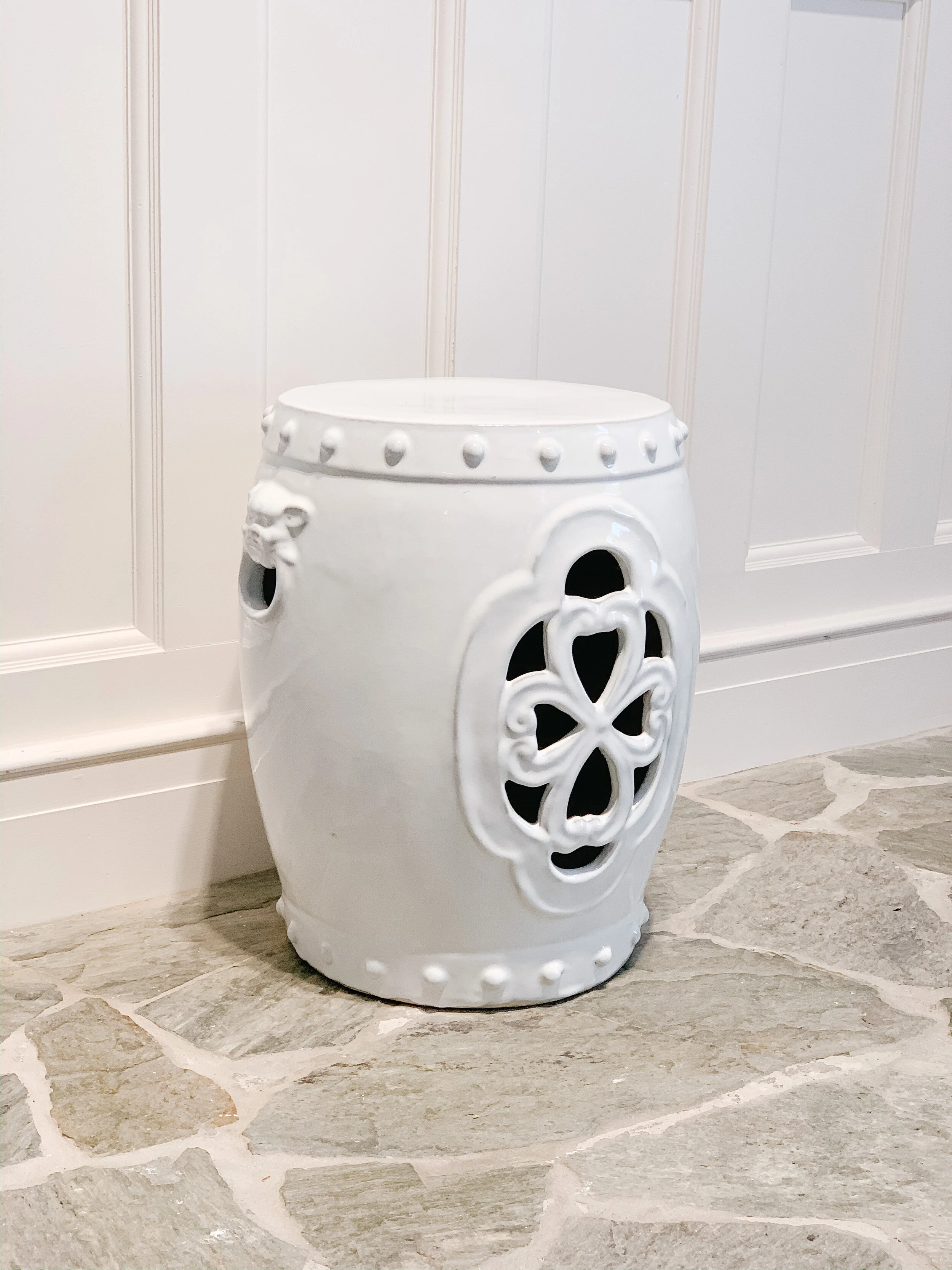Harbor - Garden Stool-17.38 Inches Tall and 14.25 Inches Wide