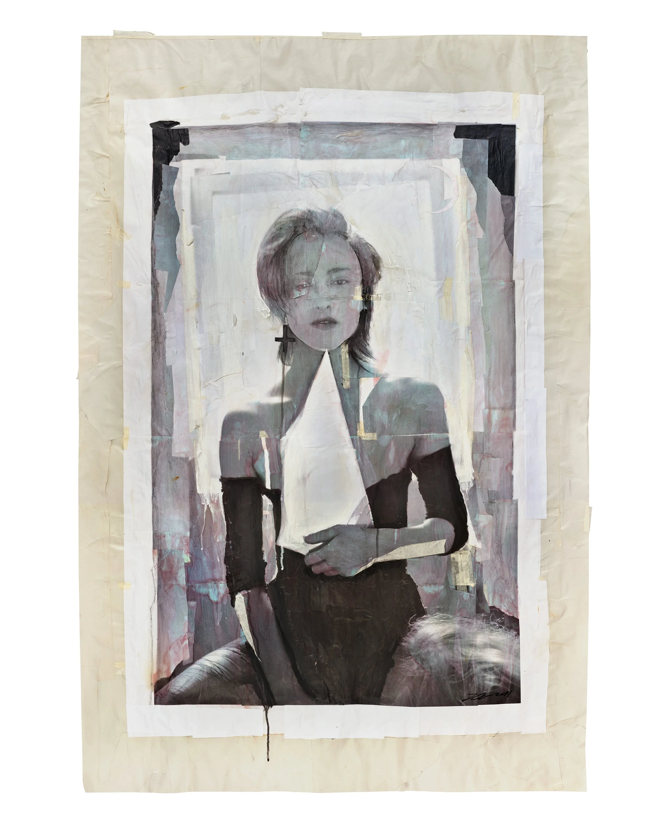 Conformity &  Equipoise, 2014
42 x 60 in (106.68 x 157.48 cm)
Unique. Mixed-media; photography, collage.
Mounted in museum-quality white wood frame.

$6,500