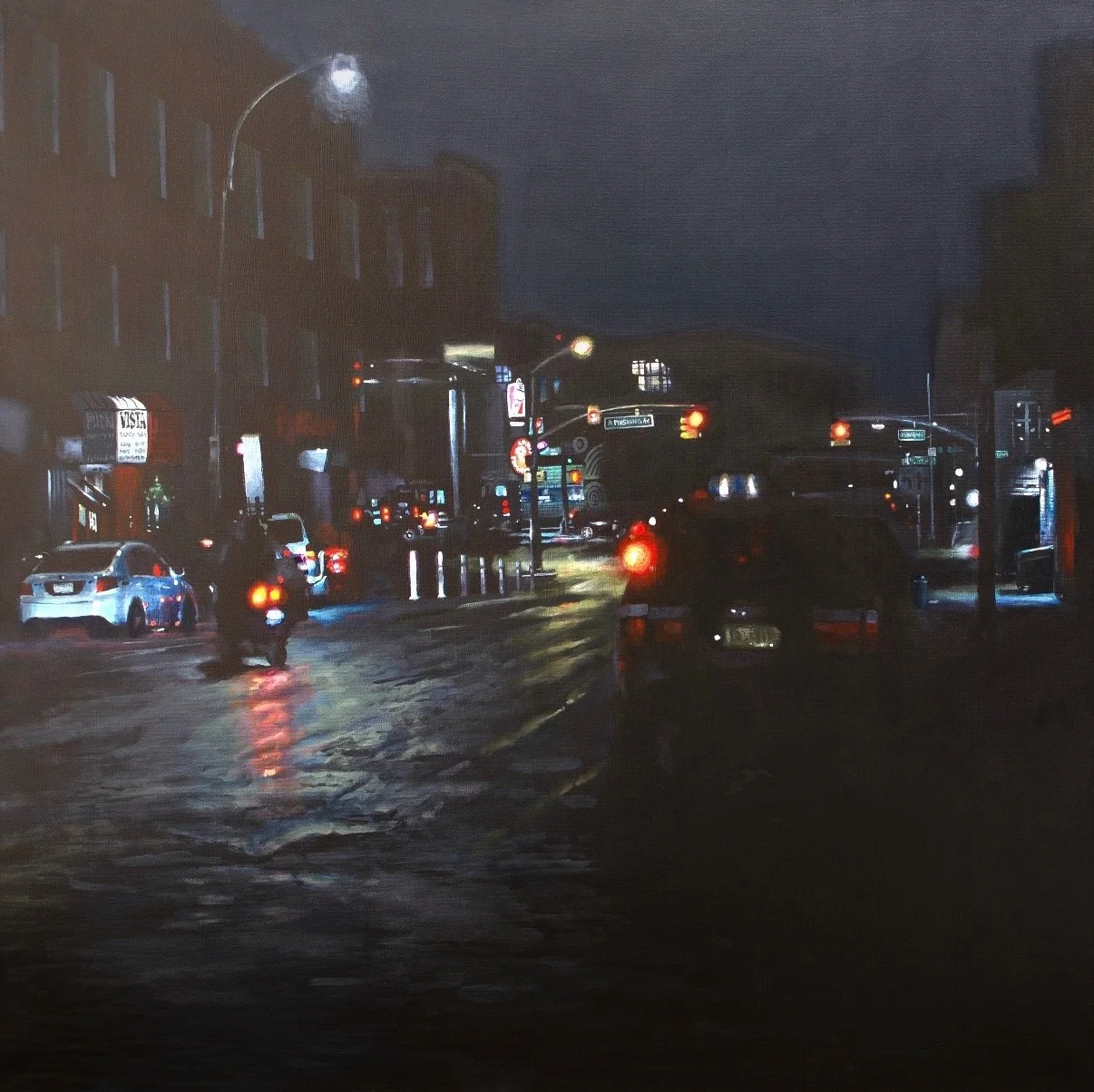 Midnight on Flushing Ave | Tanner Bosma