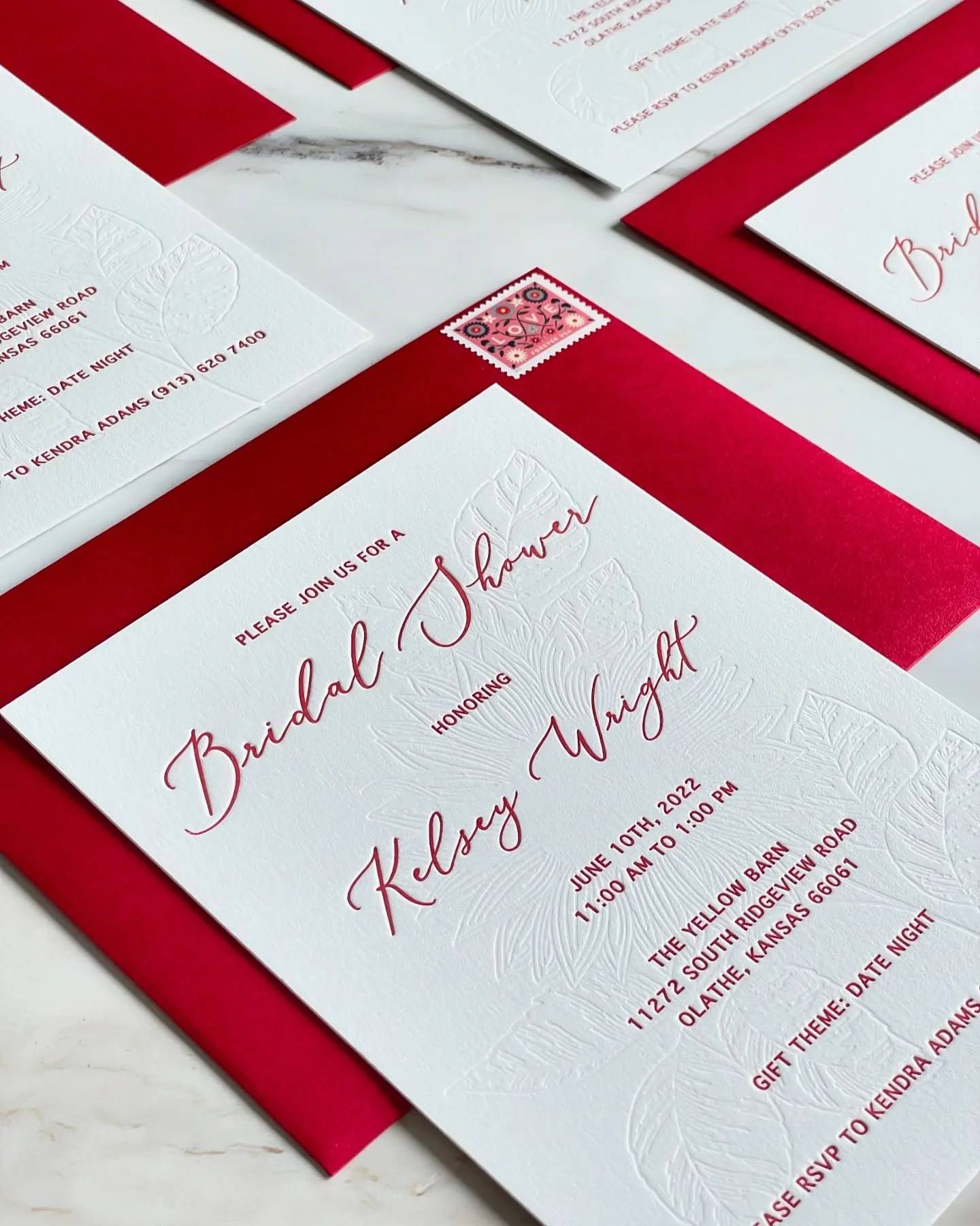 The first letterpress design I ever created&mdash;and I was instantly hooked! This bright and bold sunflower invitation was inspired by my client&rsquo;s love of sunflowers and her favorite color, vibrant red.
.
.
.
.
.
#LetterpressLove #SunflowerInv