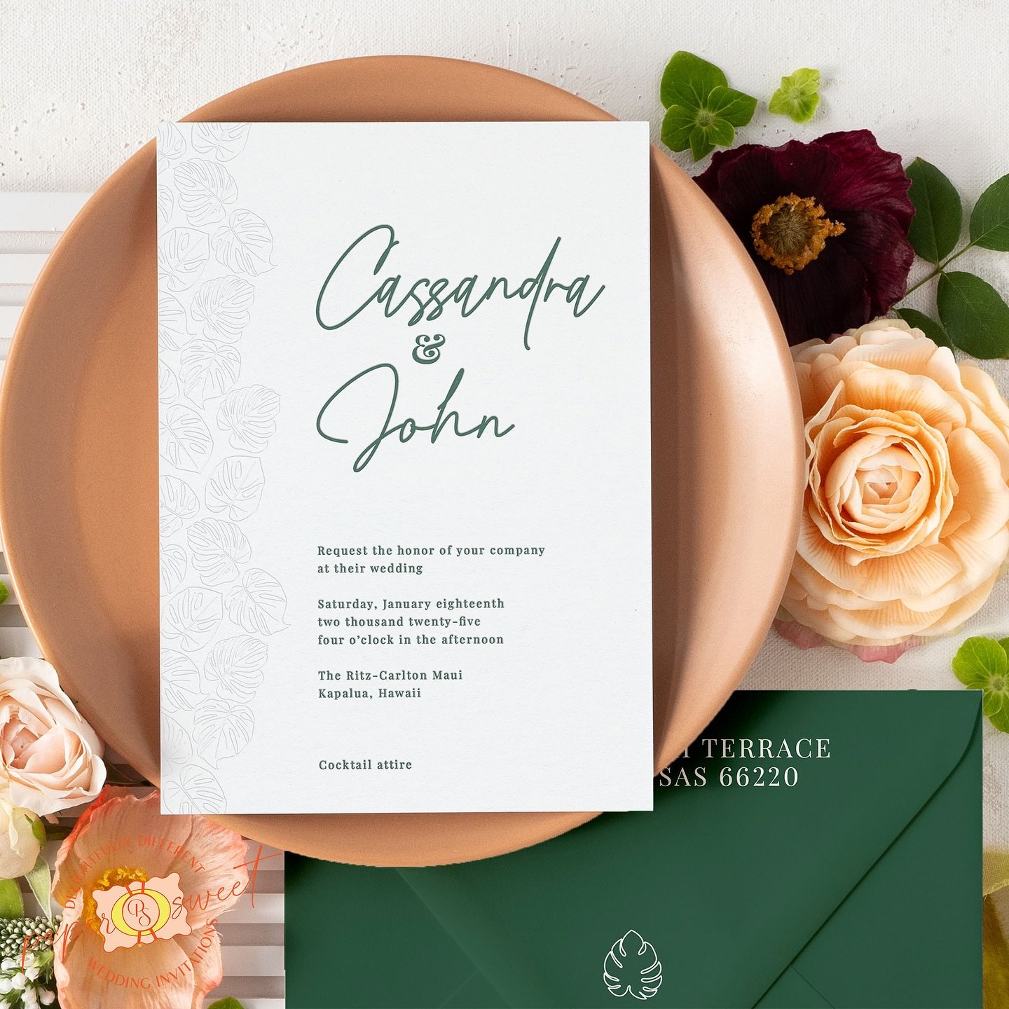 The perfect wedding begins with the perfect first impression. Our customizable invitation suites are designed to capture the beauty of your big day. With letterpress, foil, and digital printing options, your invitations will set the tone for an unfor