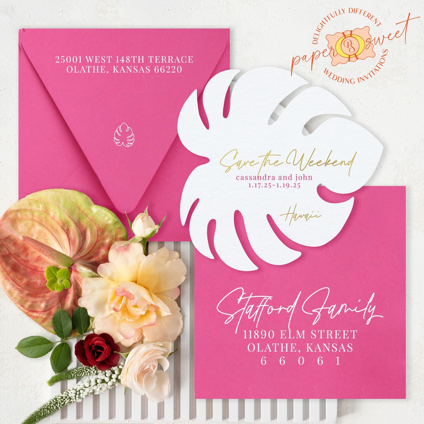 Calling all destination &amp; beach wedding couples! 🌴☀️ Your dream wedding starts the moment you send out your save-the-dates! Whether you're planning a seaside ceremony or a tropical escape, our customizable save-the-dates set the perfect tone for