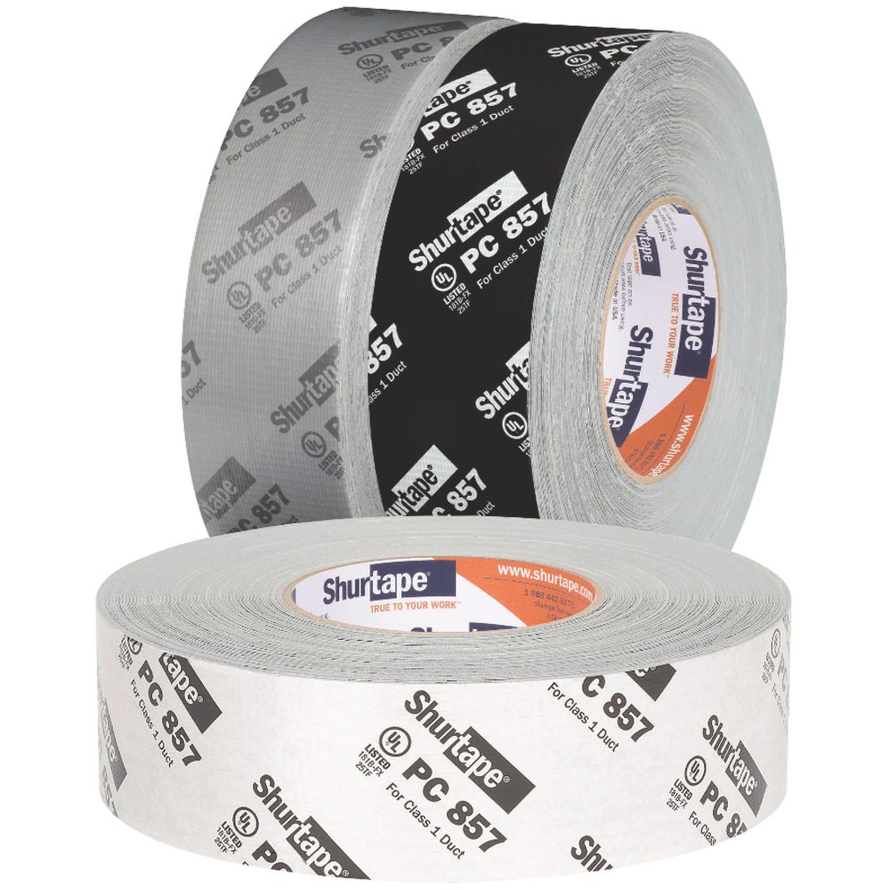 PC 857 UL 181B-FX Listed and printed cloth duct tape for Class 1 Flex Duct.